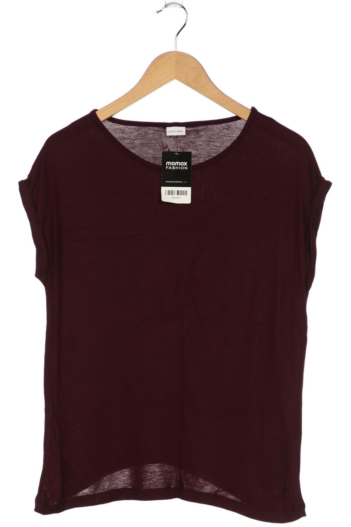 

Lascana Damen T-Shirt, bordeaux, Gr. 40