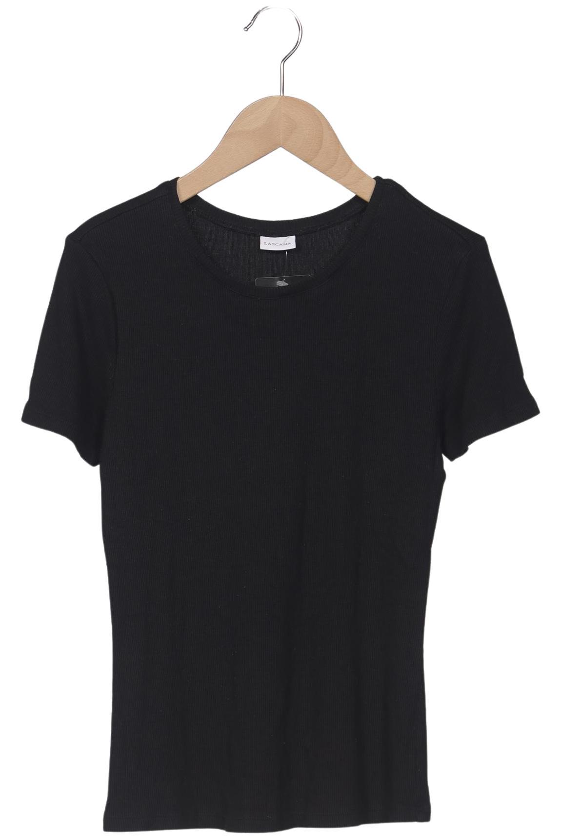 

Lascana Damen T-Shirt, schwarz, Gr. 34