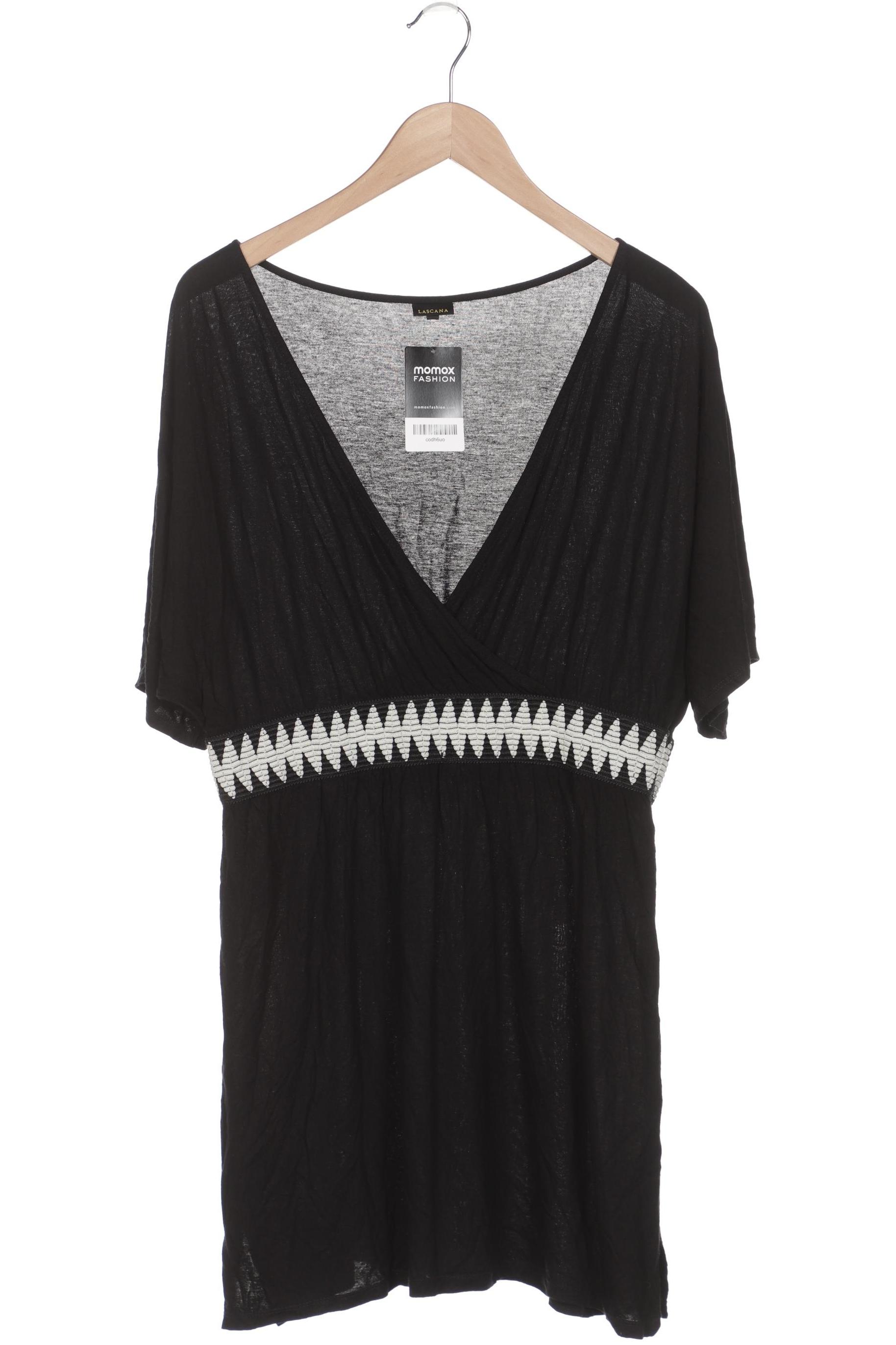 

Lascana Damen T-Shirt, schwarz, Gr. 44