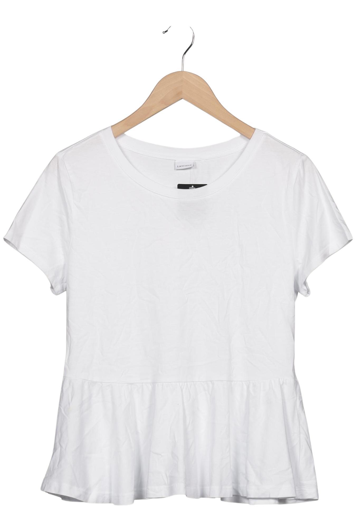 

Lascana Damen T-Shirt, weiß, Gr. 40