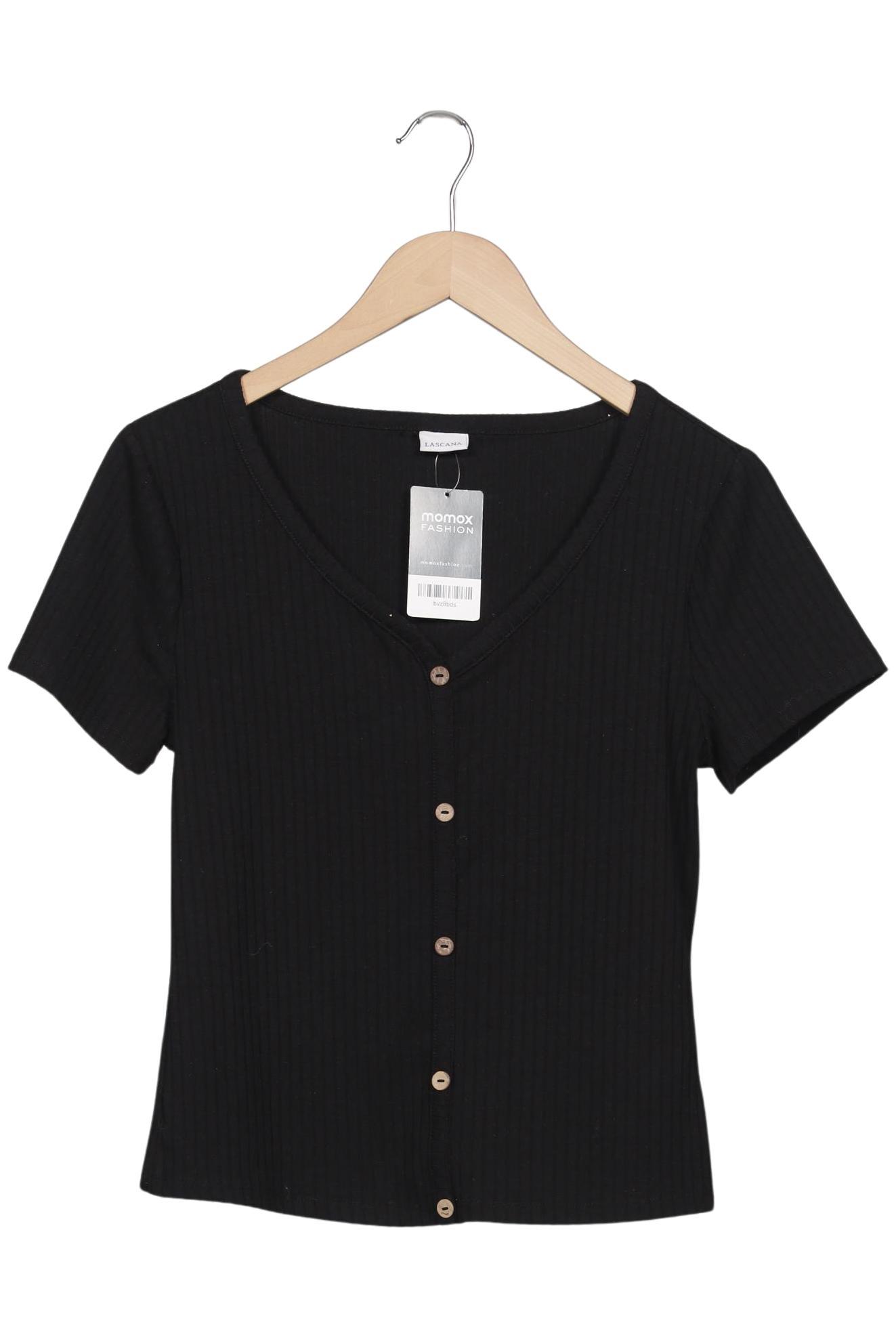 

Lascana Damen T-Shirt, schwarz, Gr. 40