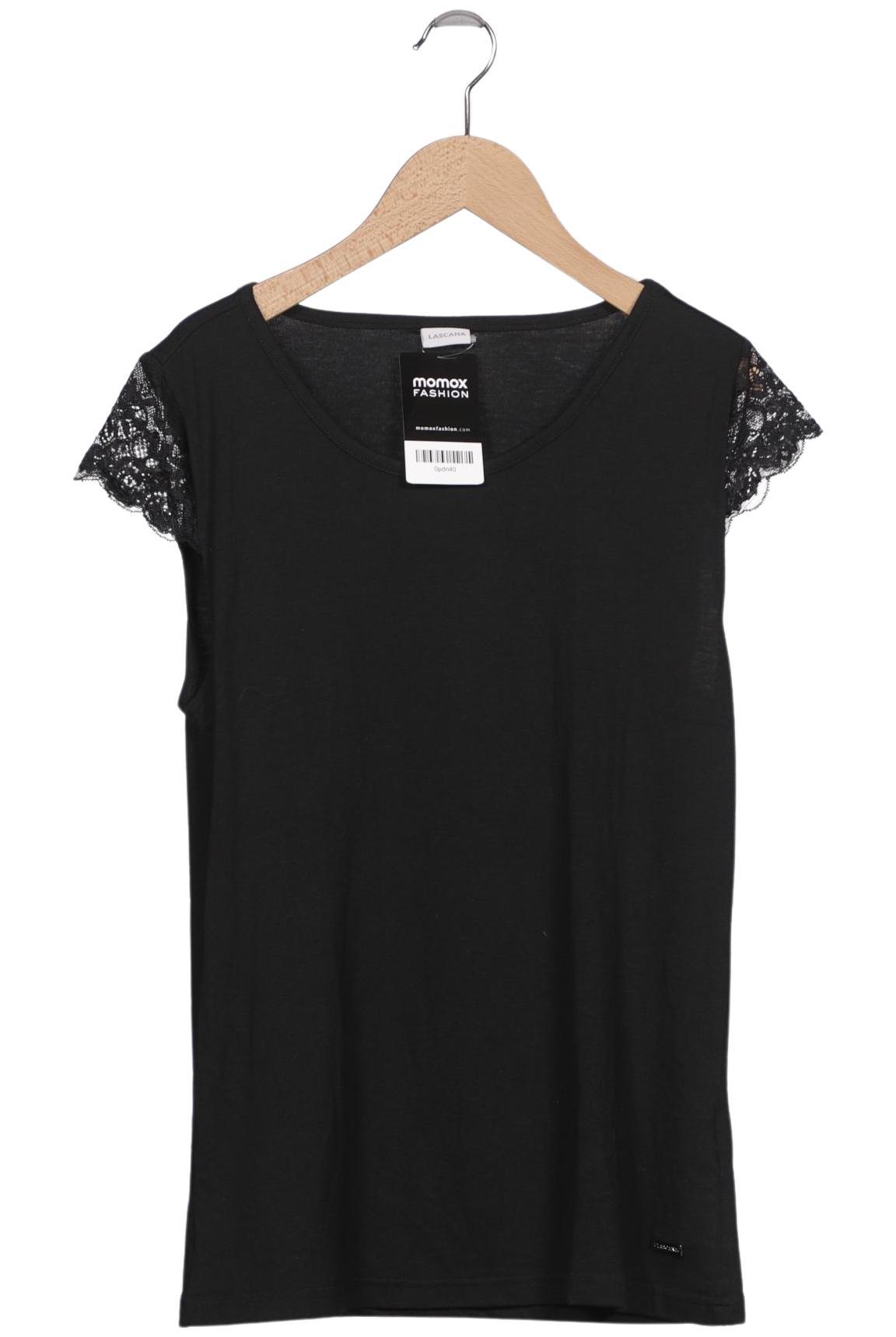 

Lascana Damen T-Shirt, schwarz, Gr. 36