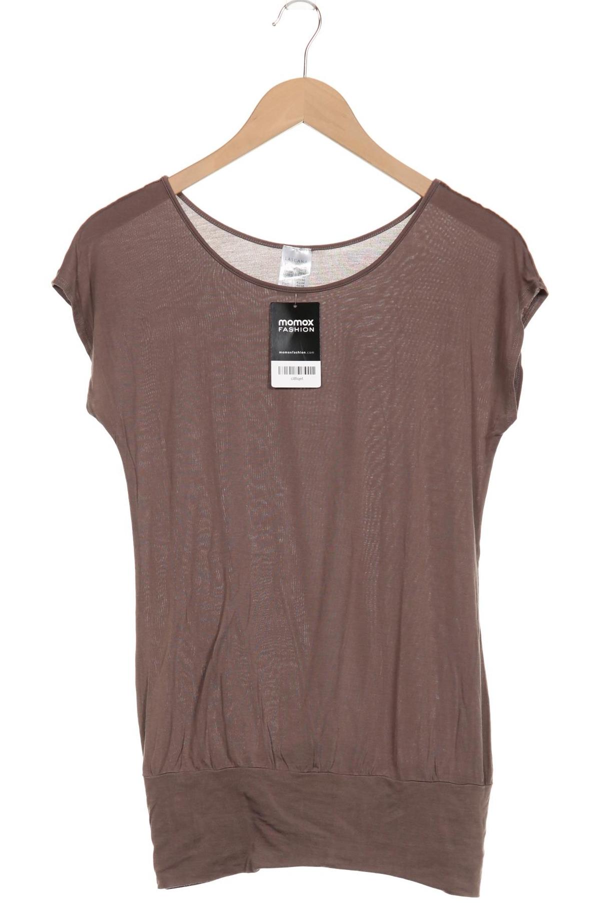 

Lascana Damen T-Shirt, braun, Gr. 36