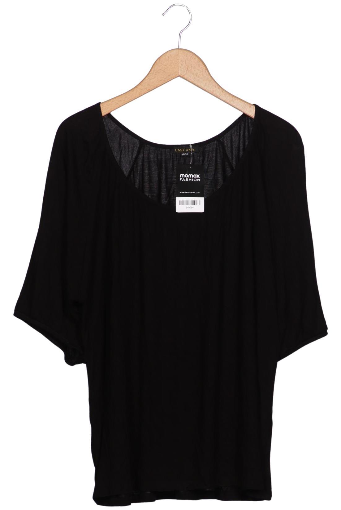 

Lascana Damen T-Shirt, schwarz, Gr. 48