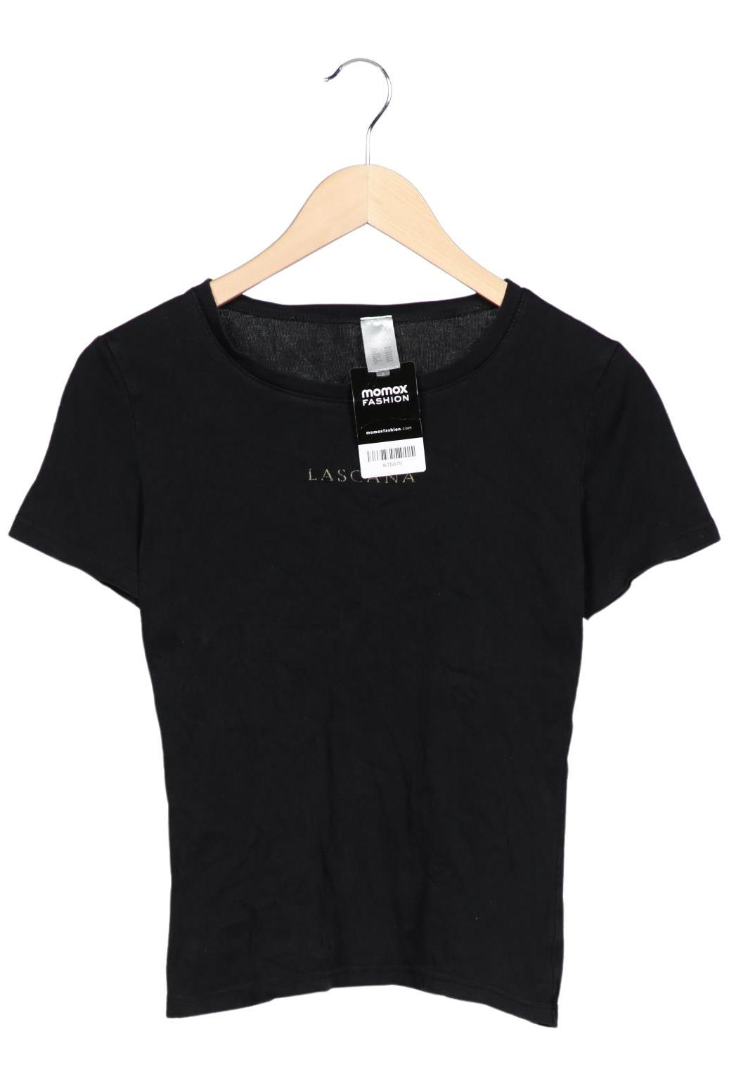 

Lascana Damen T-Shirt, schwarz, Gr. 38