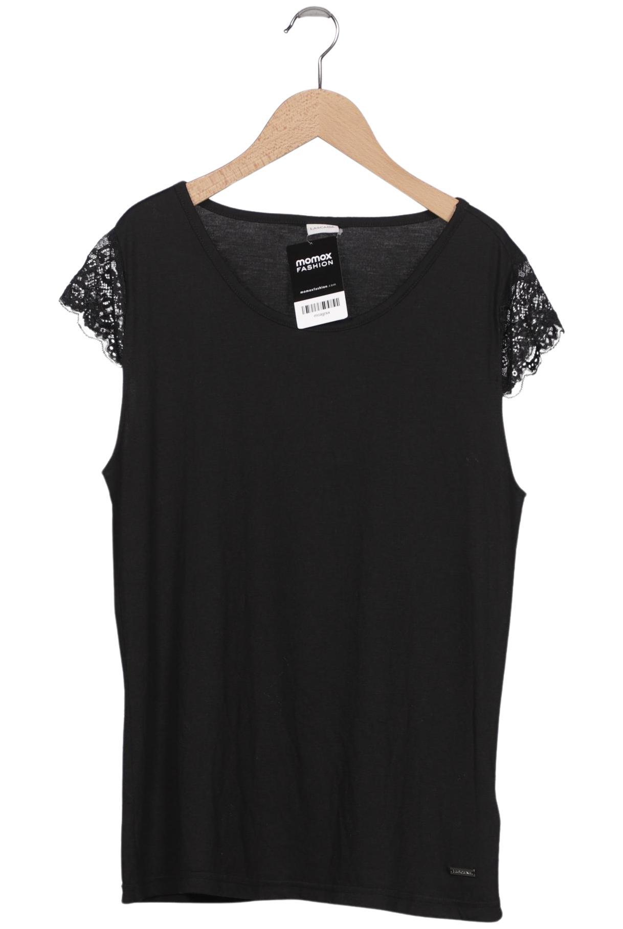 

Lascana Damen T-Shirt, schwarz, Gr. 40