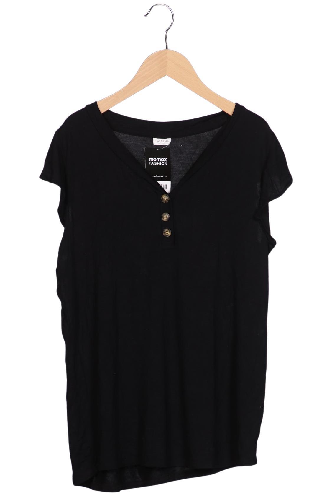 

Lascana Damen T-Shirt, schwarz, Gr. 36