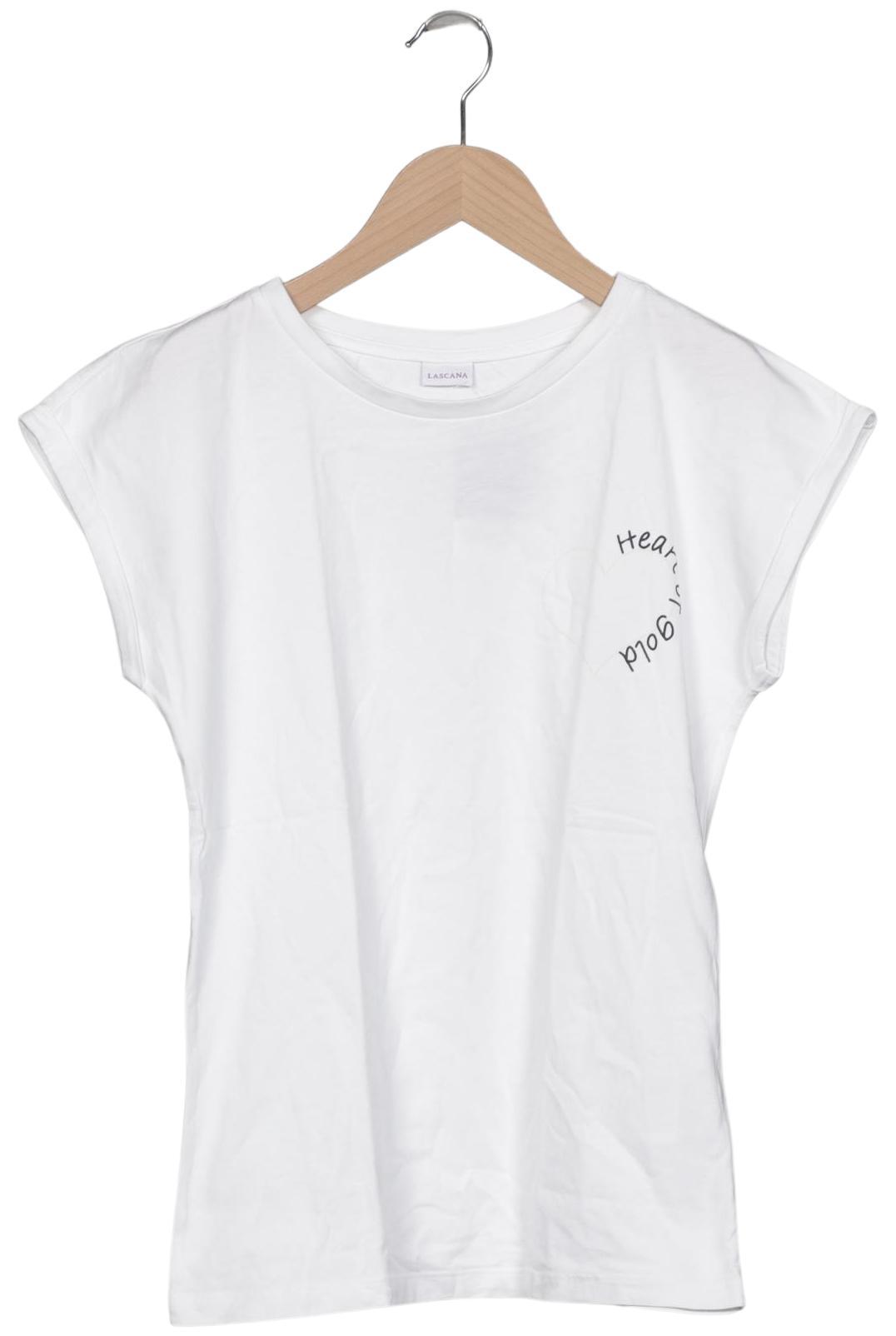 

Lascana Damen T-Shirt, weiß, Gr. 32