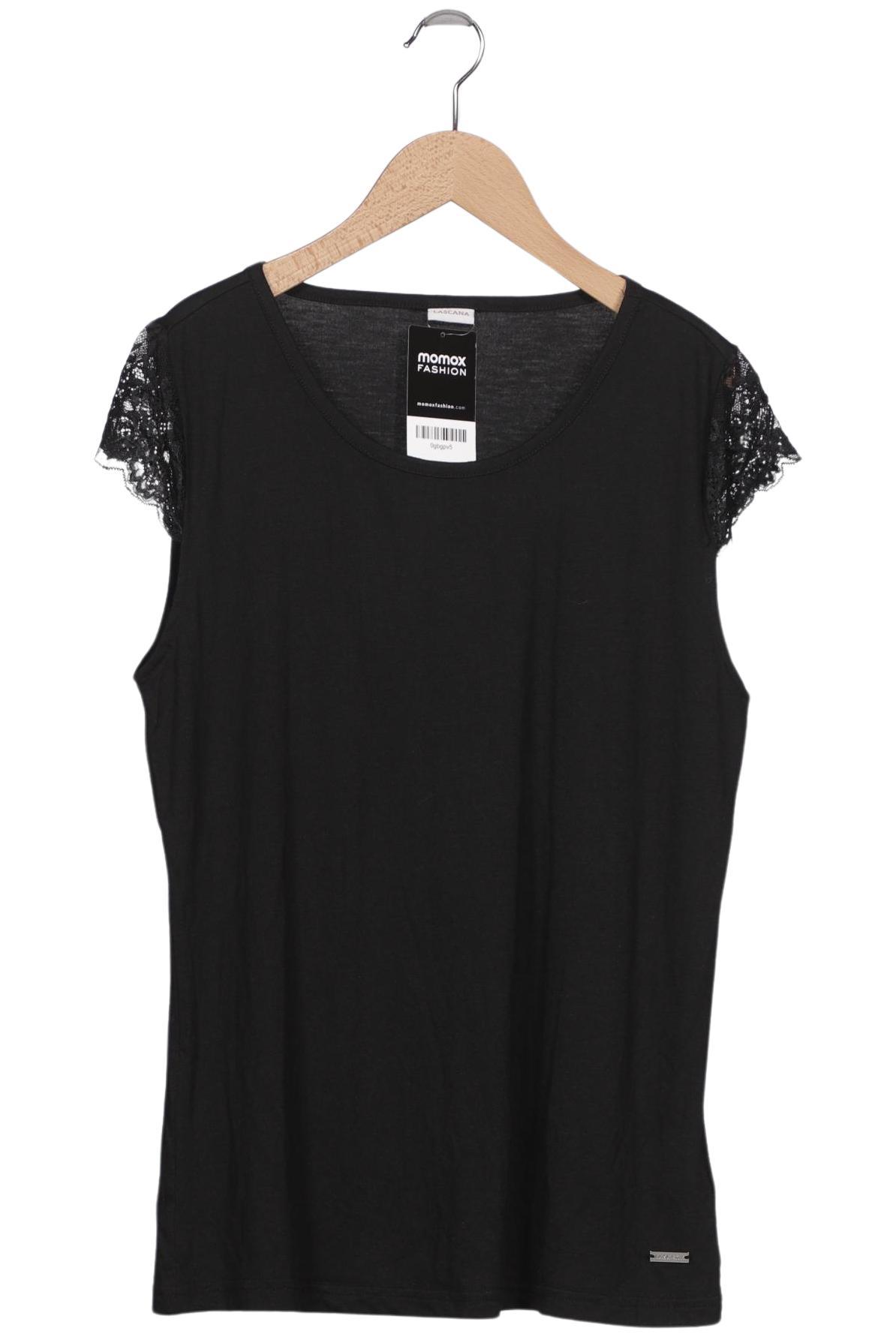 

Lascana Damen T-Shirt, schwarz, Gr. 40