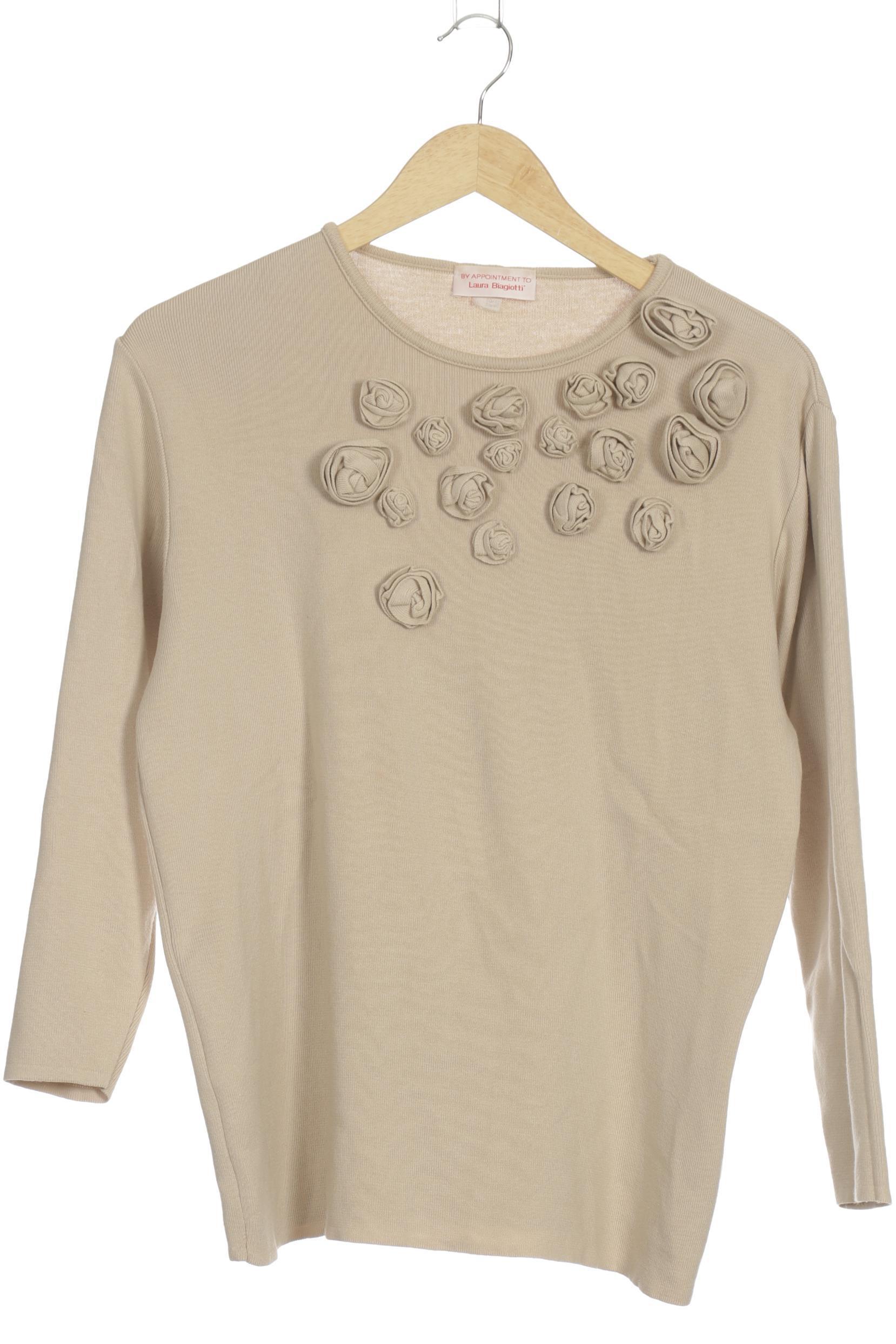 

Laura Biagiotti Damen Pullover, beige, Gr. 38
