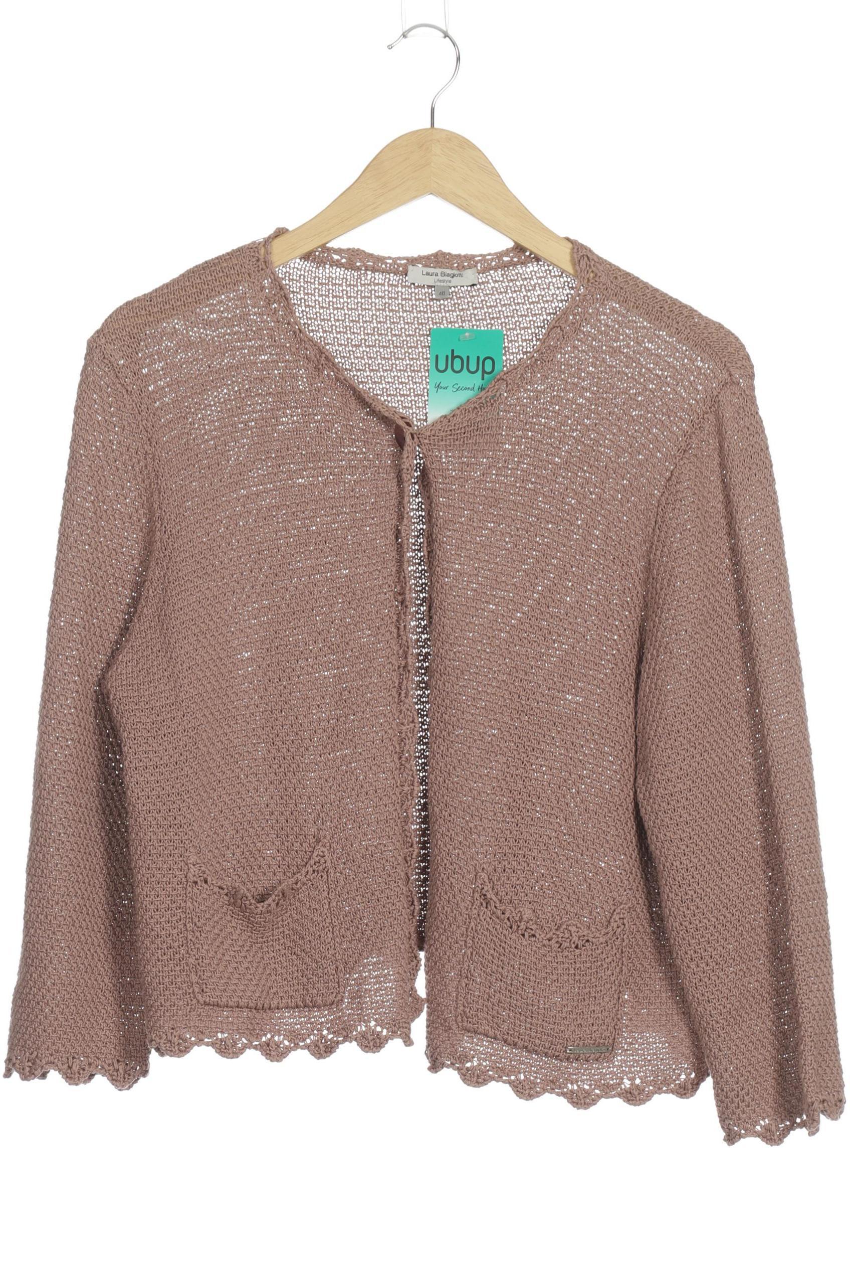 

Laura Biagiotti Damen Strickjacke, braun, Gr. 46