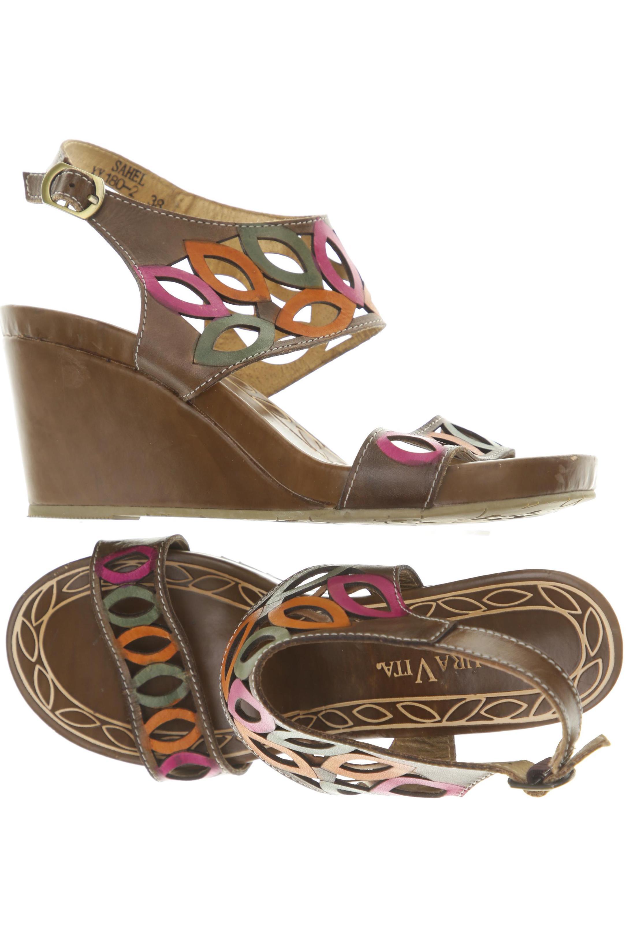 

Laura Vita Damen Sandale, braun, Gr. 38