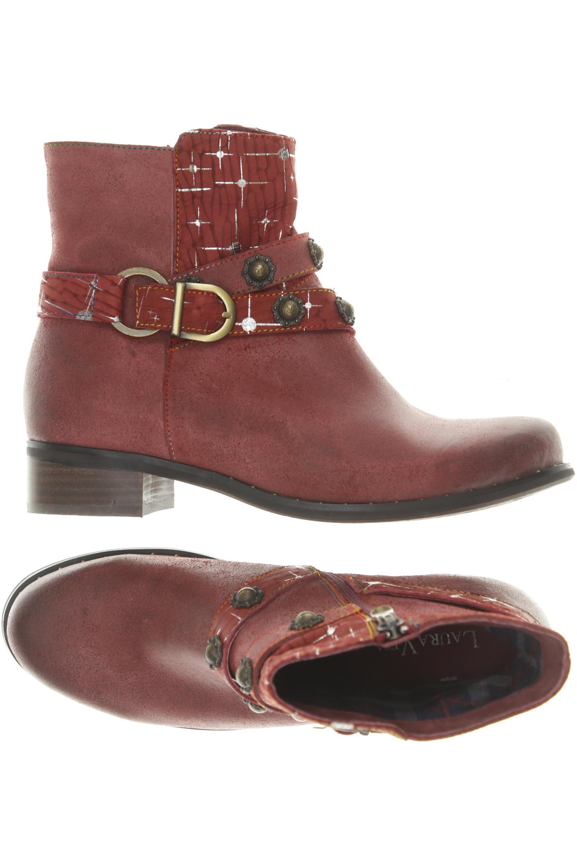 

Laura Vita Damen Stiefelette, rot, Gr. 40