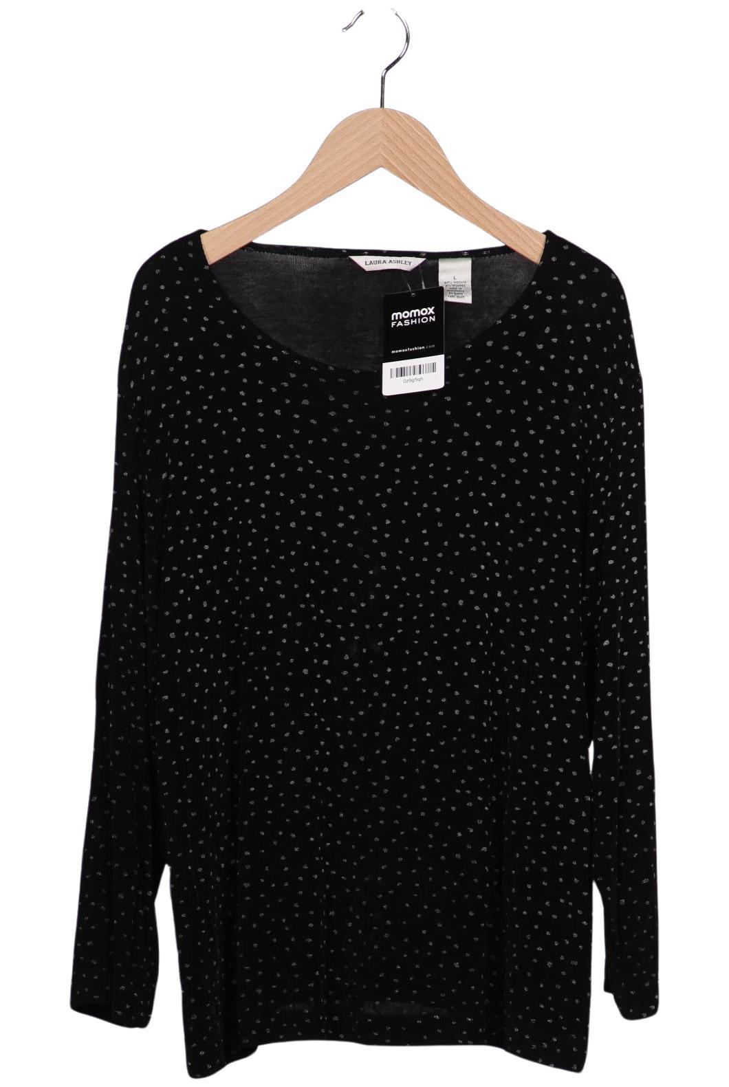 Thumbnail - Laura Ashley Damen Langarmshirt, schwarz, Gr. 42