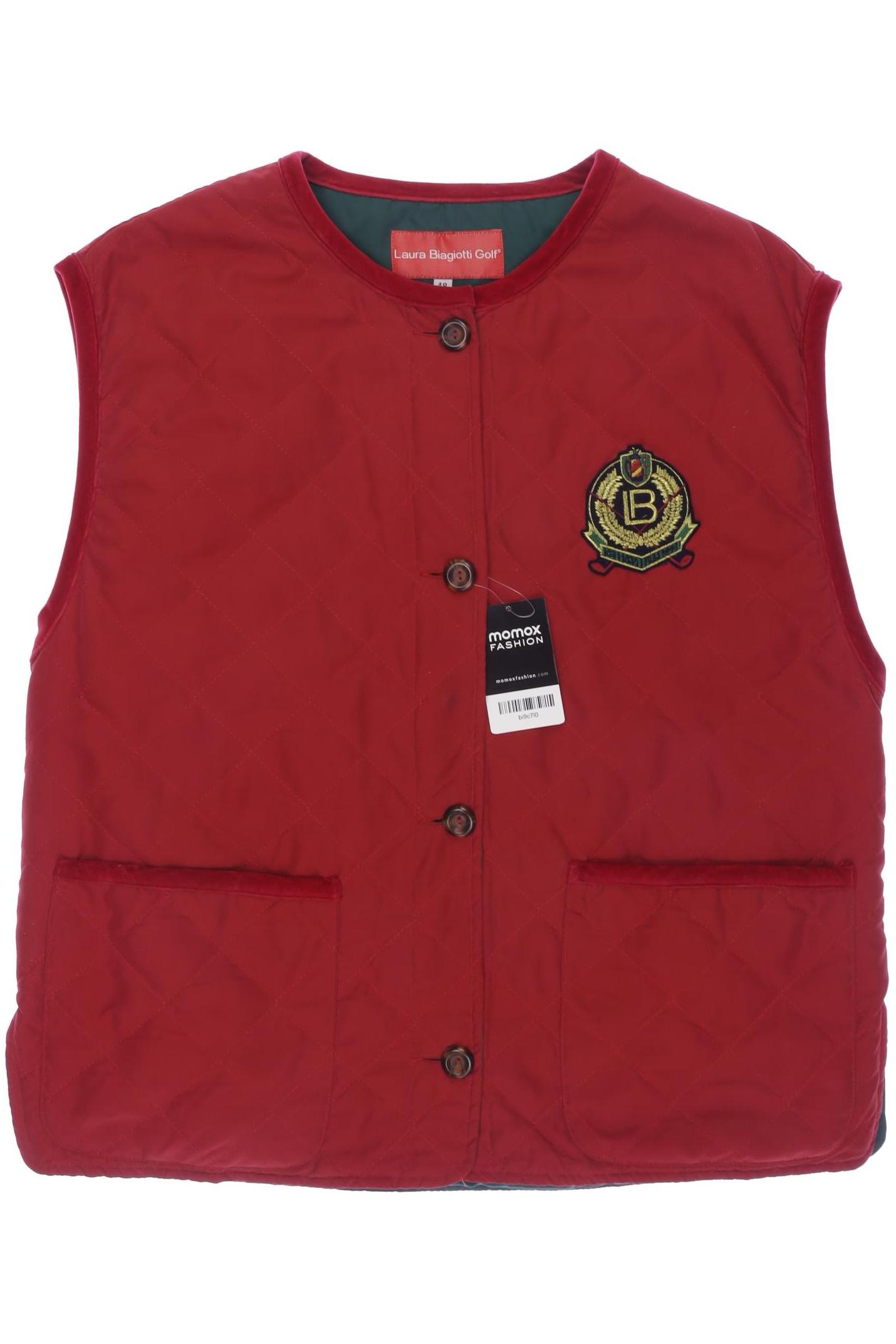 

Laura Biagiotti Damen Weste, rot, Gr. 48