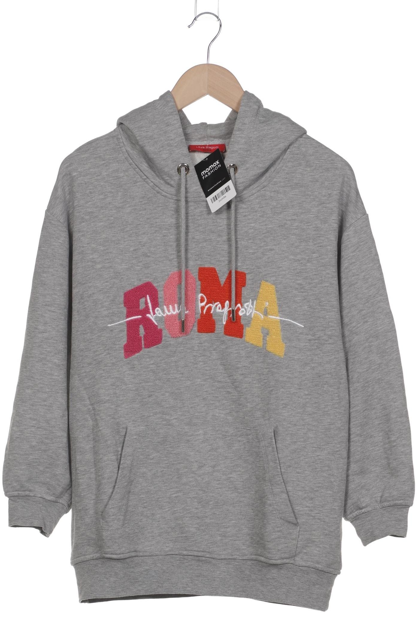 

Laura Biagiotti Damen Kapuzenpullover, grau, Gr. 38