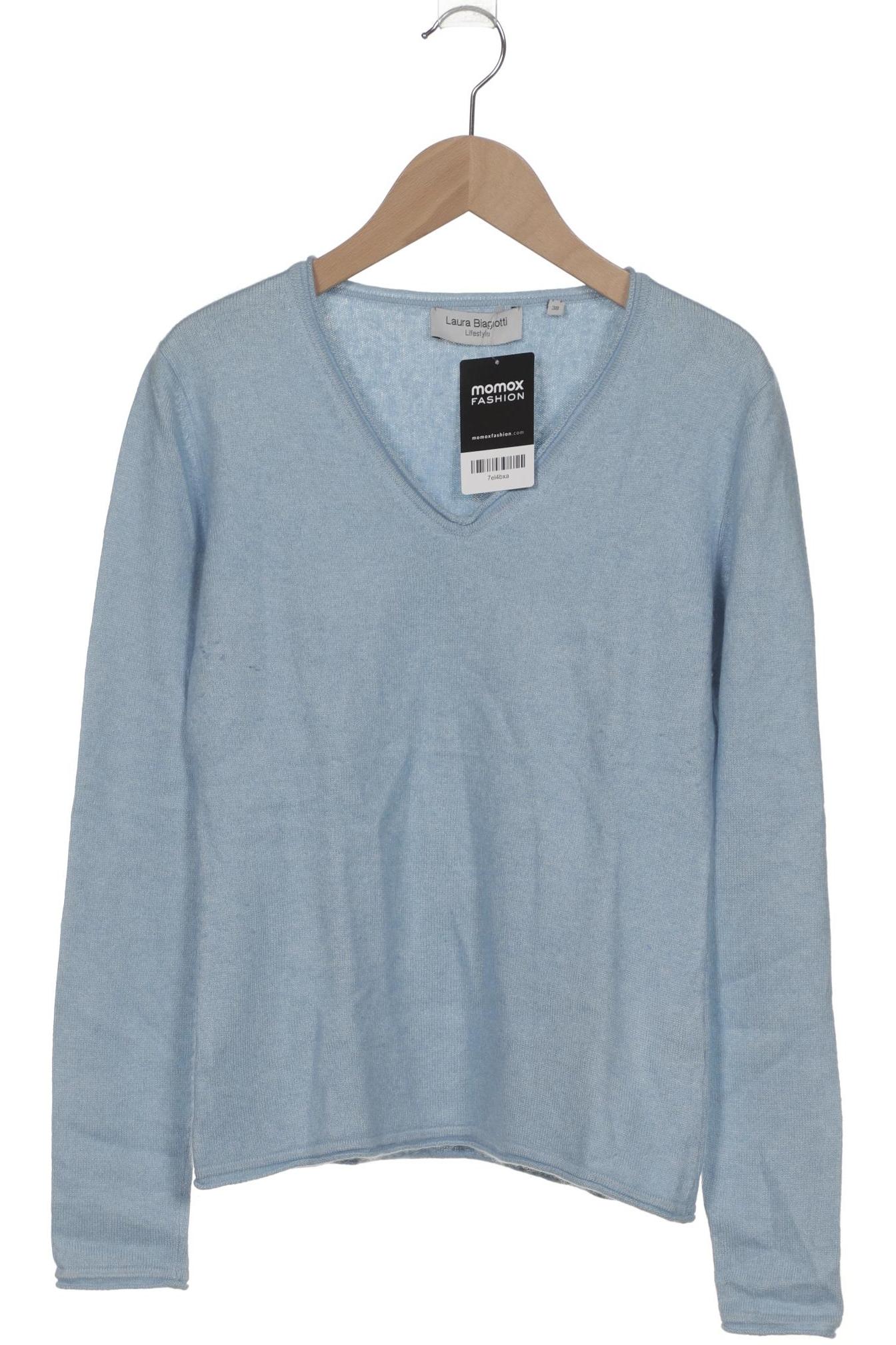 

Laura Biagiotti Damen Pullover, hellblau, Gr. 38