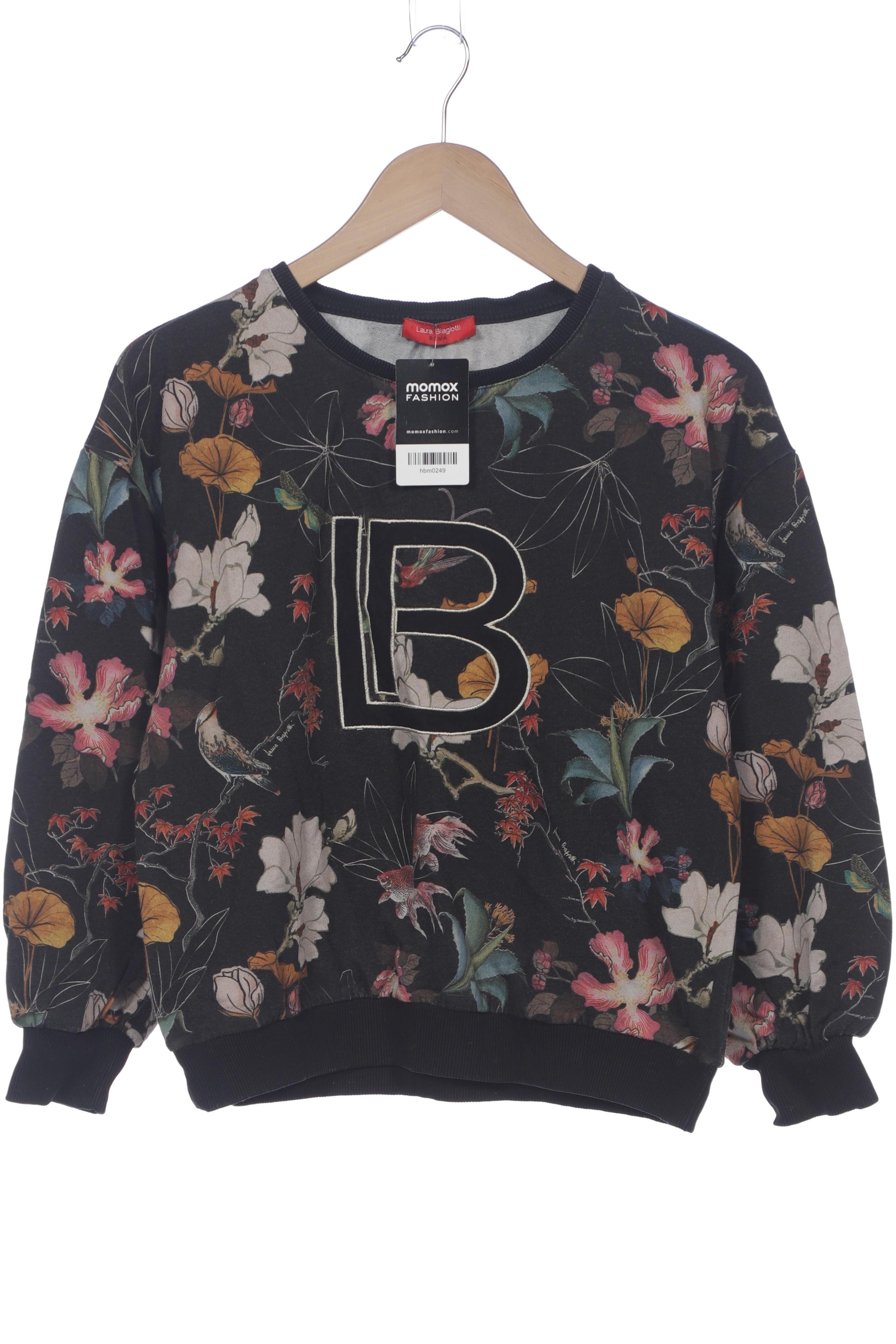 

Laura Biagiotti Damen Sweatshirt, schwarz, Gr. 42