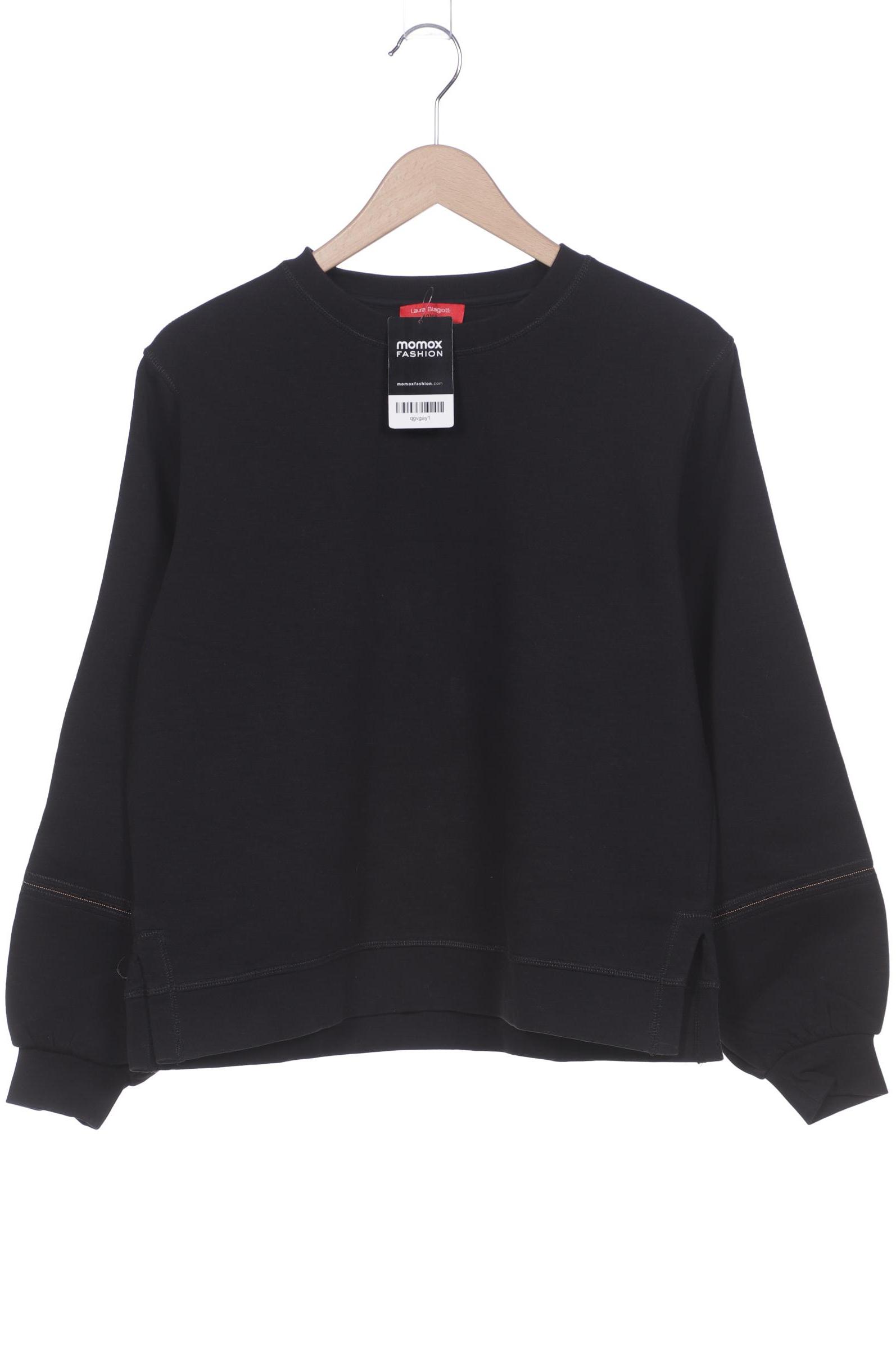 

Laura Biagiotti Damen Sweatshirt, schwarz, Gr. 40