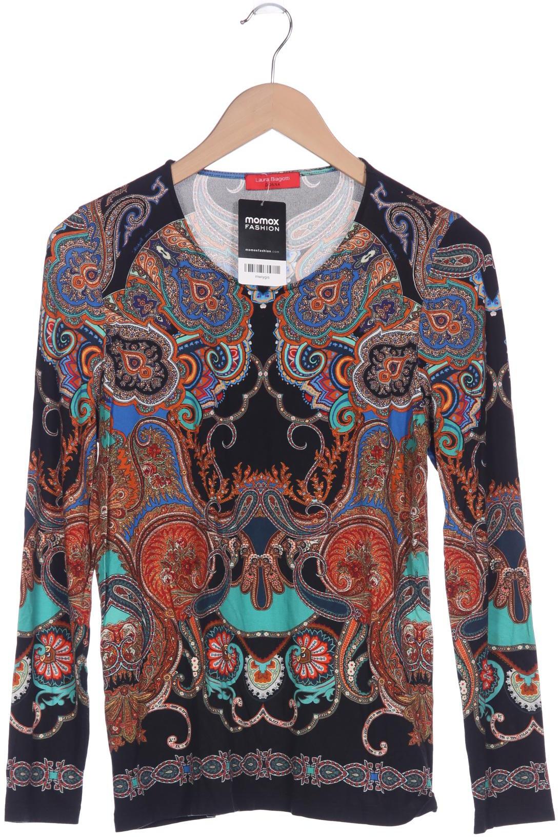 

Laura Biagiotti Damen Langarmshirt, mehrfarbig, Gr. 40