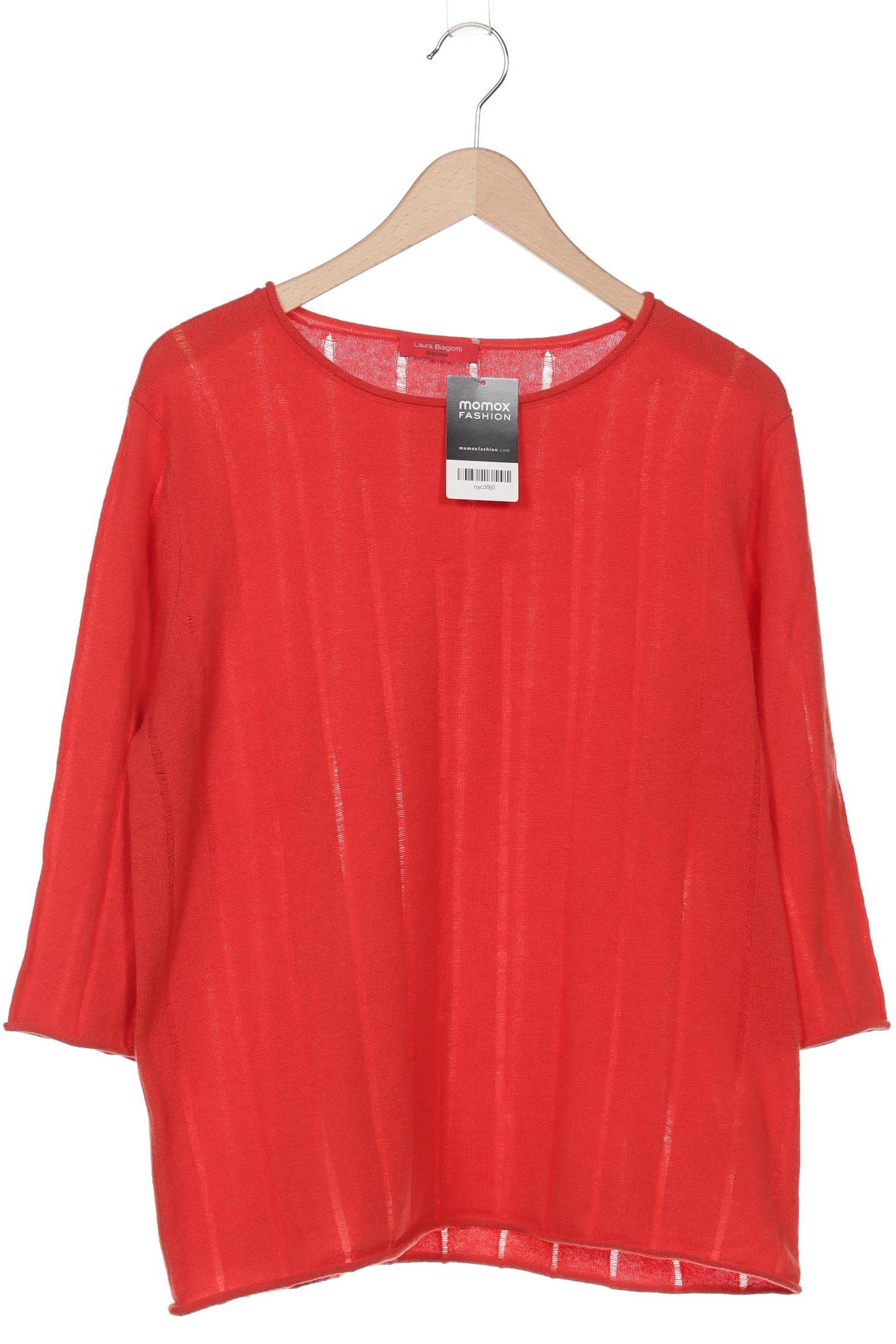 

Laura Biagiotti Damen Pullover, orange, Gr. 46