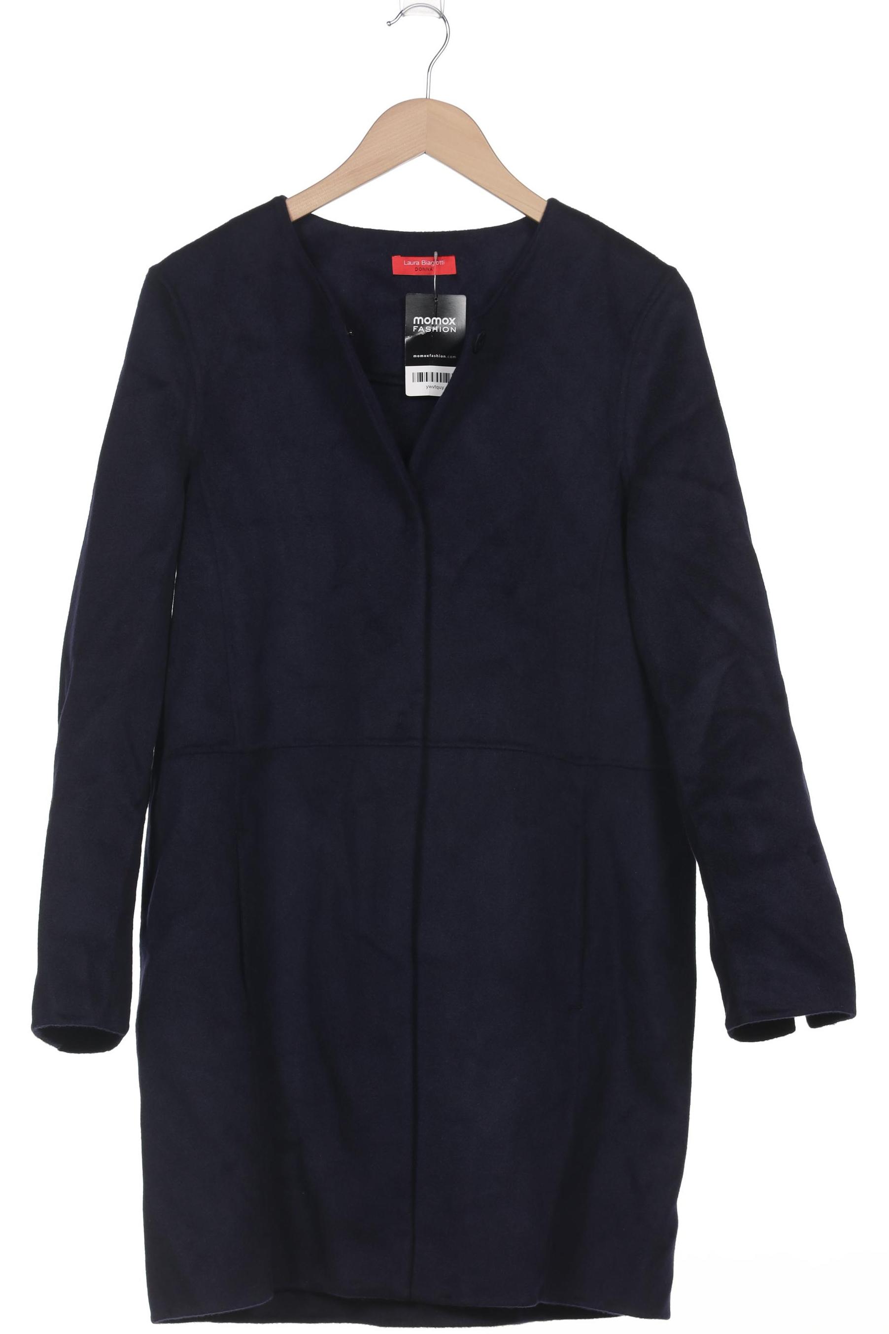 

Laura Biagiotti Damen Mantel, marineblau, Gr. 40