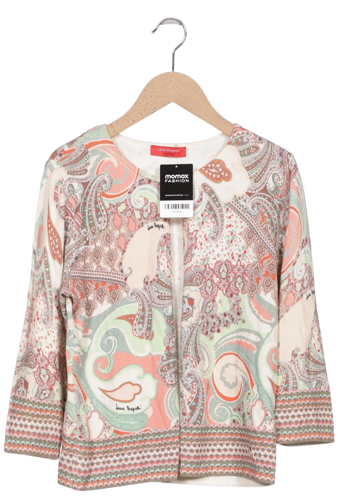 

Laura Biagiotti Damen Strickjacke, mehrfarbig, Gr. 40