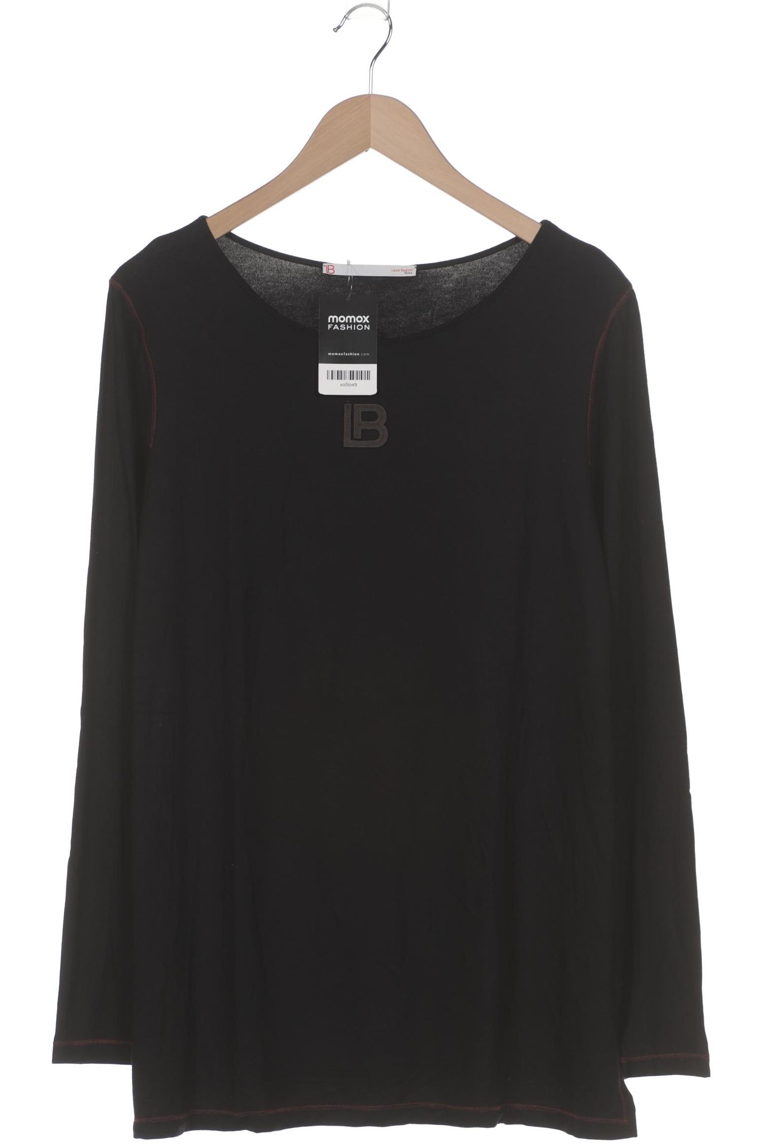 

Laura Biagiotti Damen Langarmshirt, schwarz, Gr. 46
