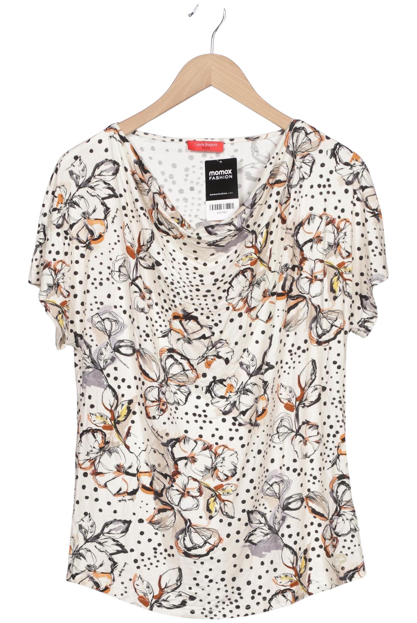 

Laura Biagiotti Damen T-Shirt, cremeweiß, Gr. 42