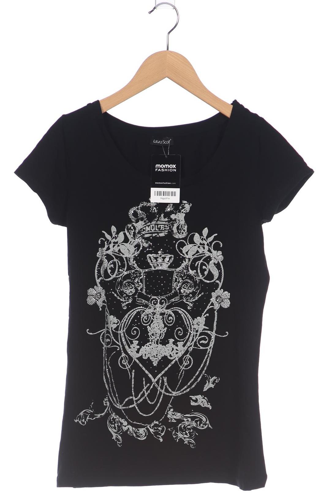 

Laura Scott Damen T-Shirt, schwarz, Gr. 36
