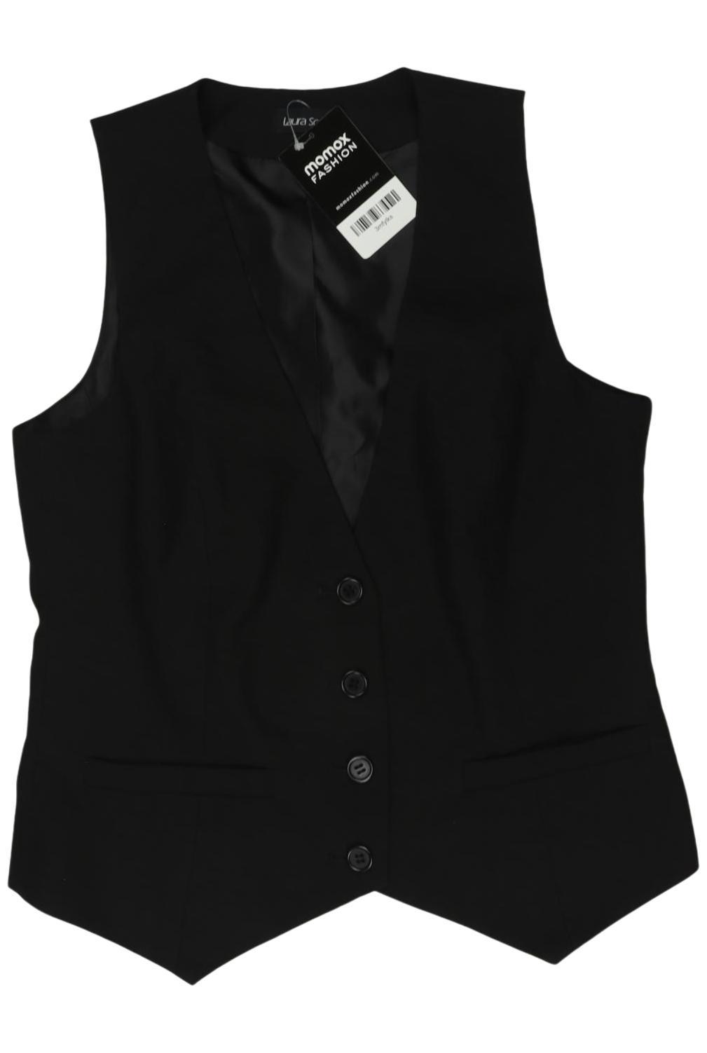 

Laura Scott Damen Weste, schwarz, Gr. 38