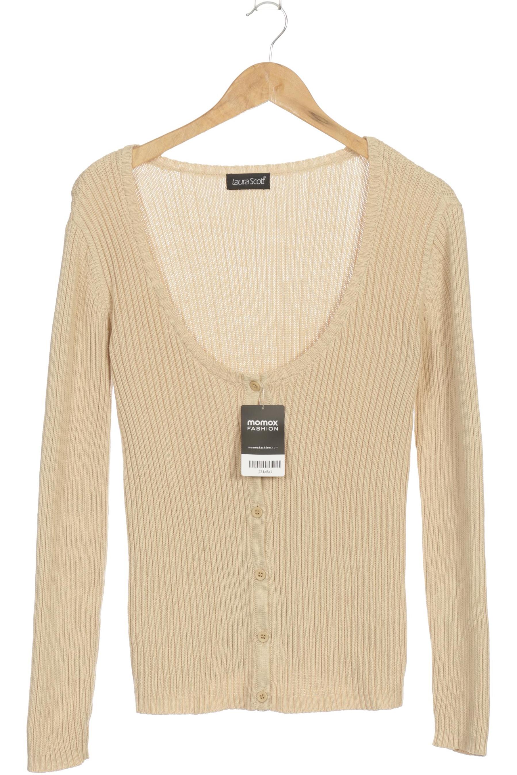 

Laura Scott Damen Strickjacke, beige, Gr. 38