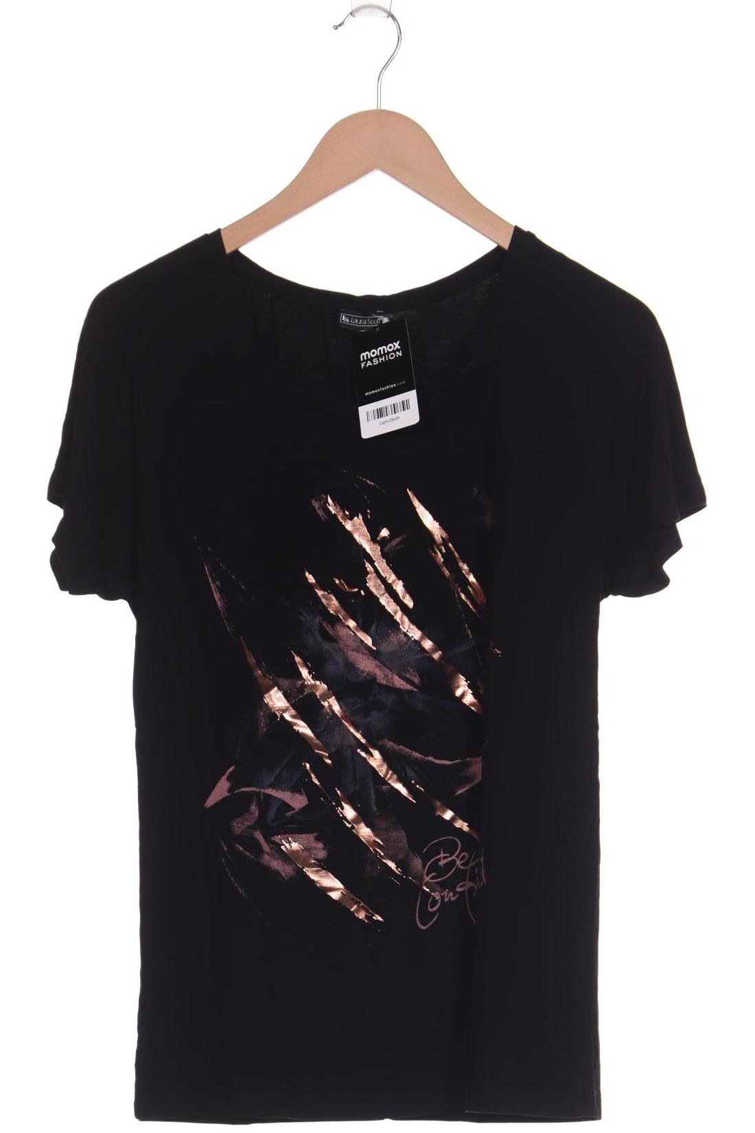 

Laura Scott Damen T-Shirt, schwarz, Gr. 34