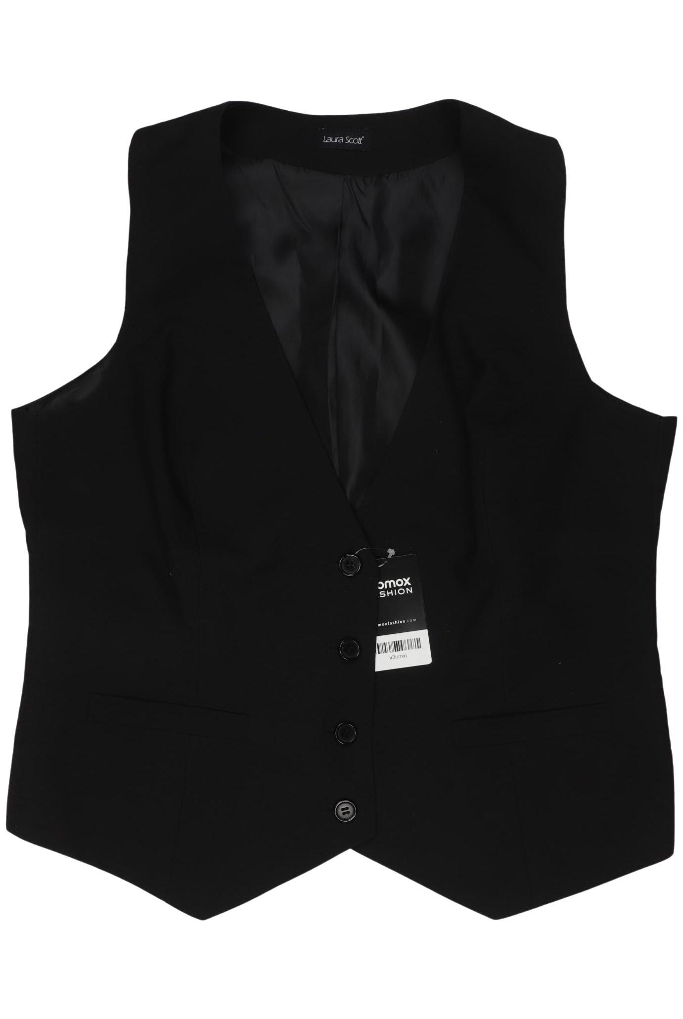 

Laura Scott Damen Weste, schwarz, Gr. 46