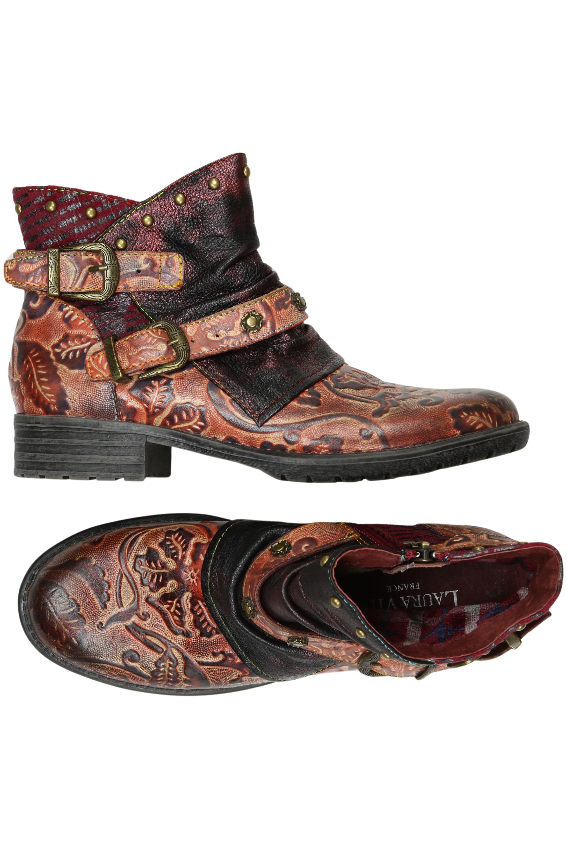 

Laura Vita Damen Stiefelette, bordeaux, Gr. 38