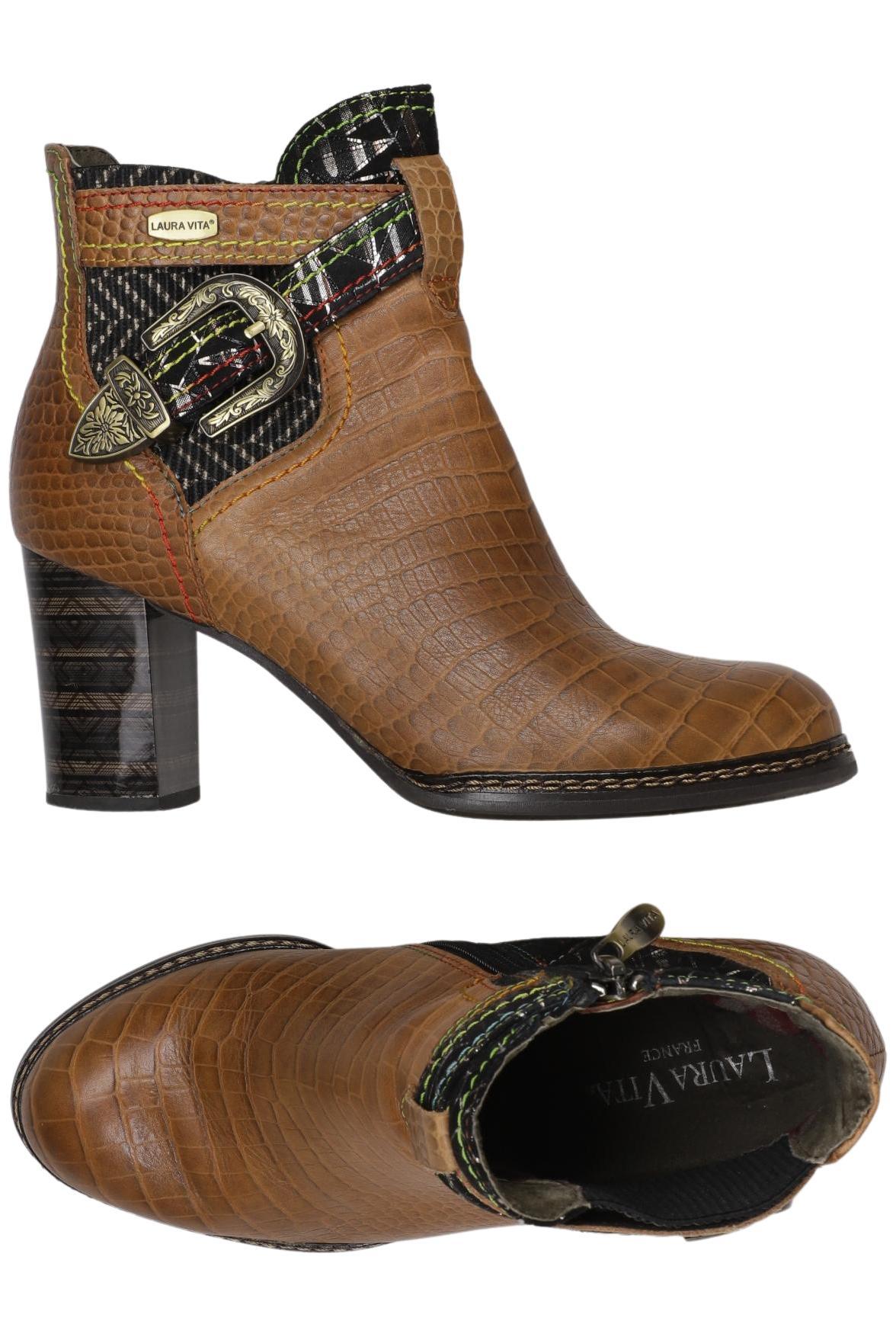 

Laura Vita Damen Stiefelette, braun, Gr. 38
