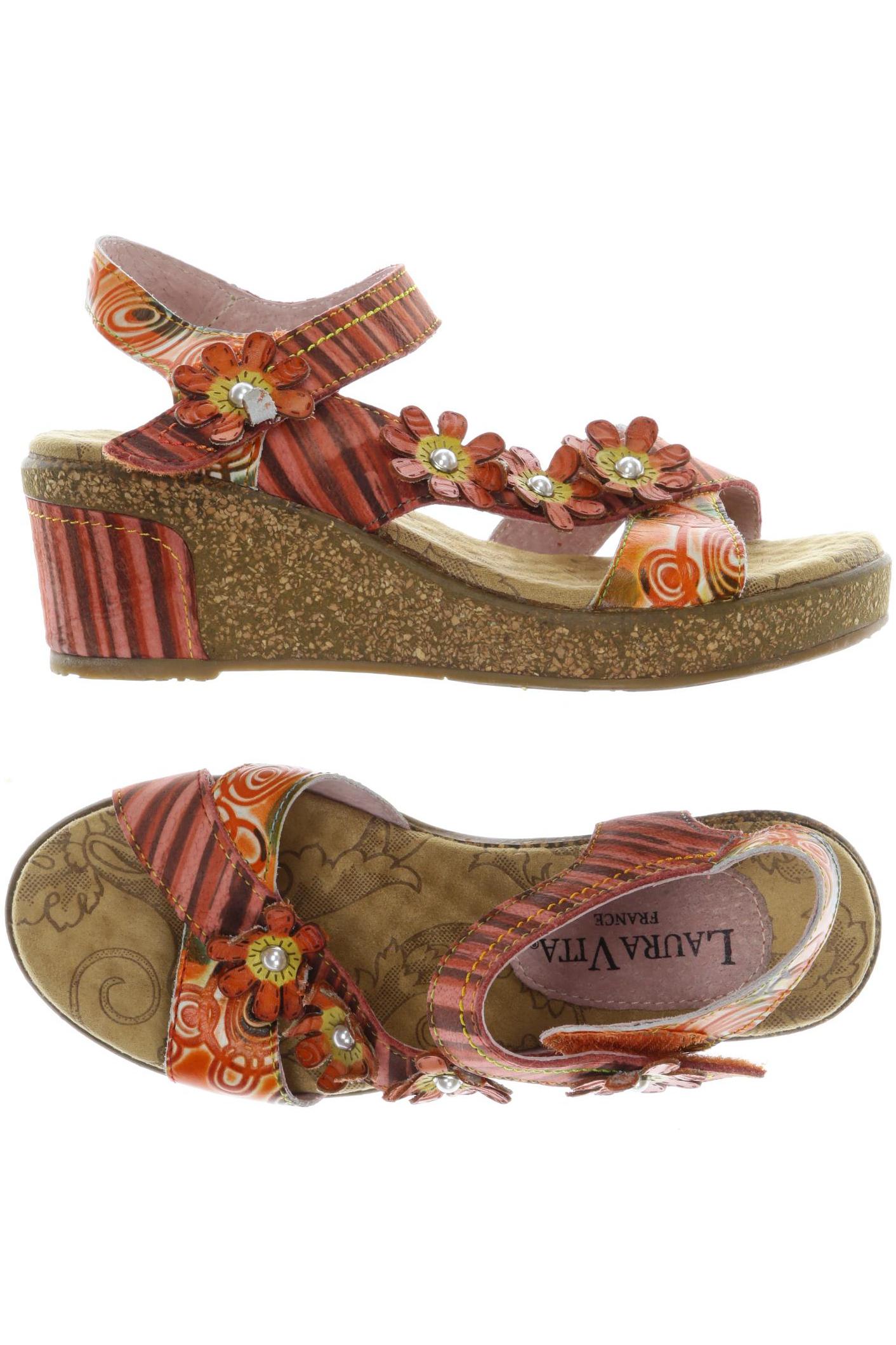 

Laura Vita Damen Sandale, orange, Gr. 36
