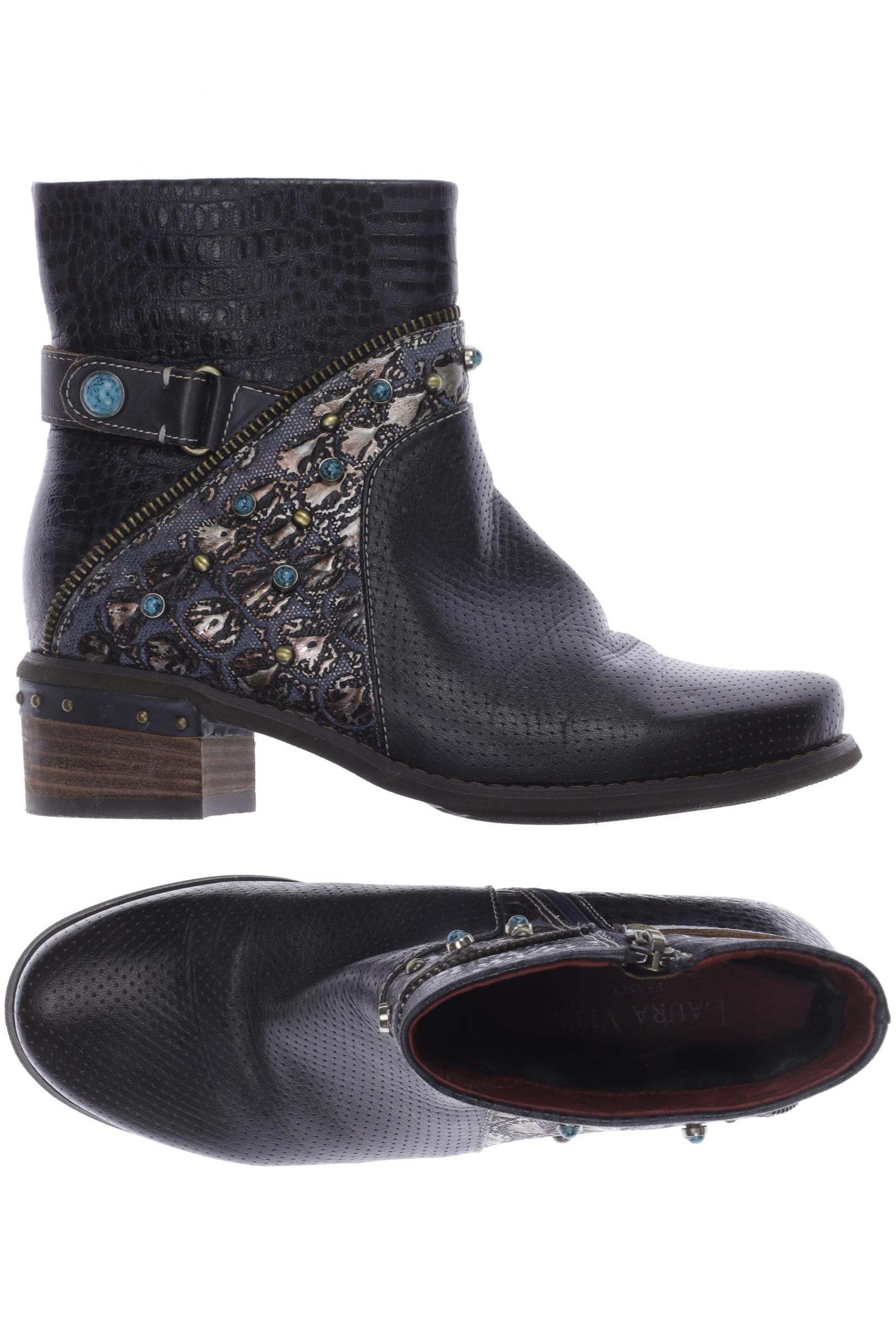 

Laura Vita Damen Stiefelette, marineblau, Gr. 38
