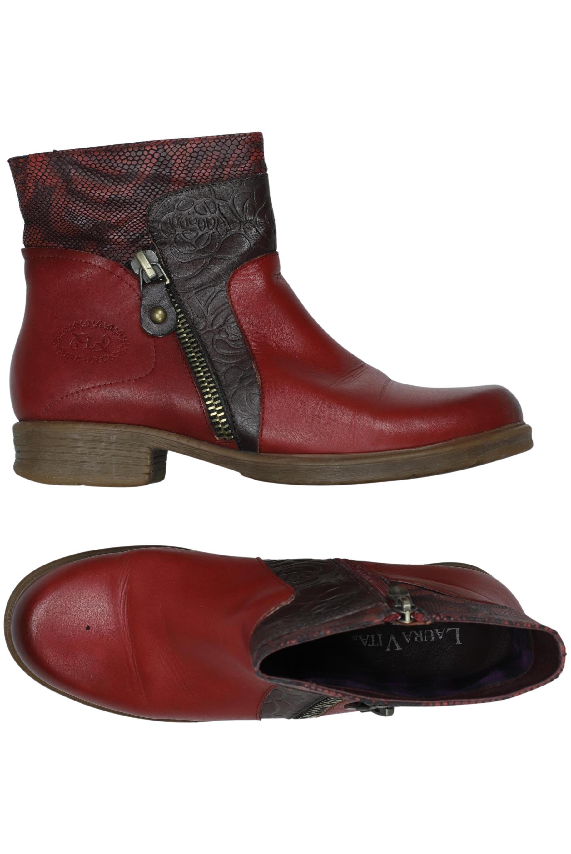 

Laura Vita Damen Stiefelette, rot, Gr. 39