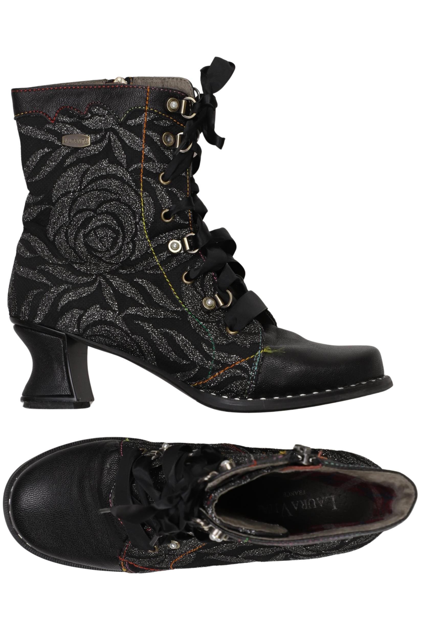 

Laura Vita Damen Stiefelette, schwarz, Gr. 39