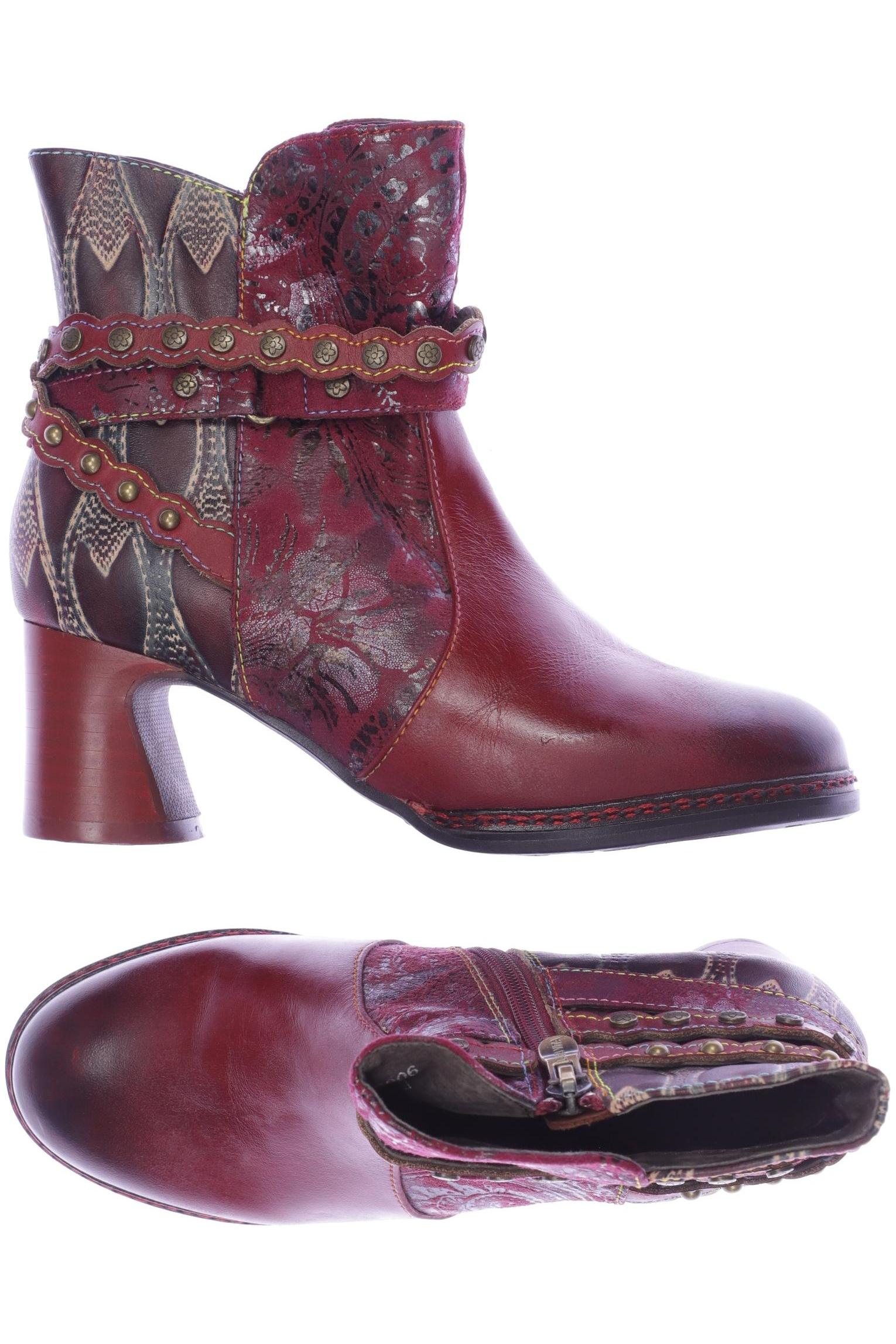 

Laura Vita Damen Stiefelette, rot, Gr. 35