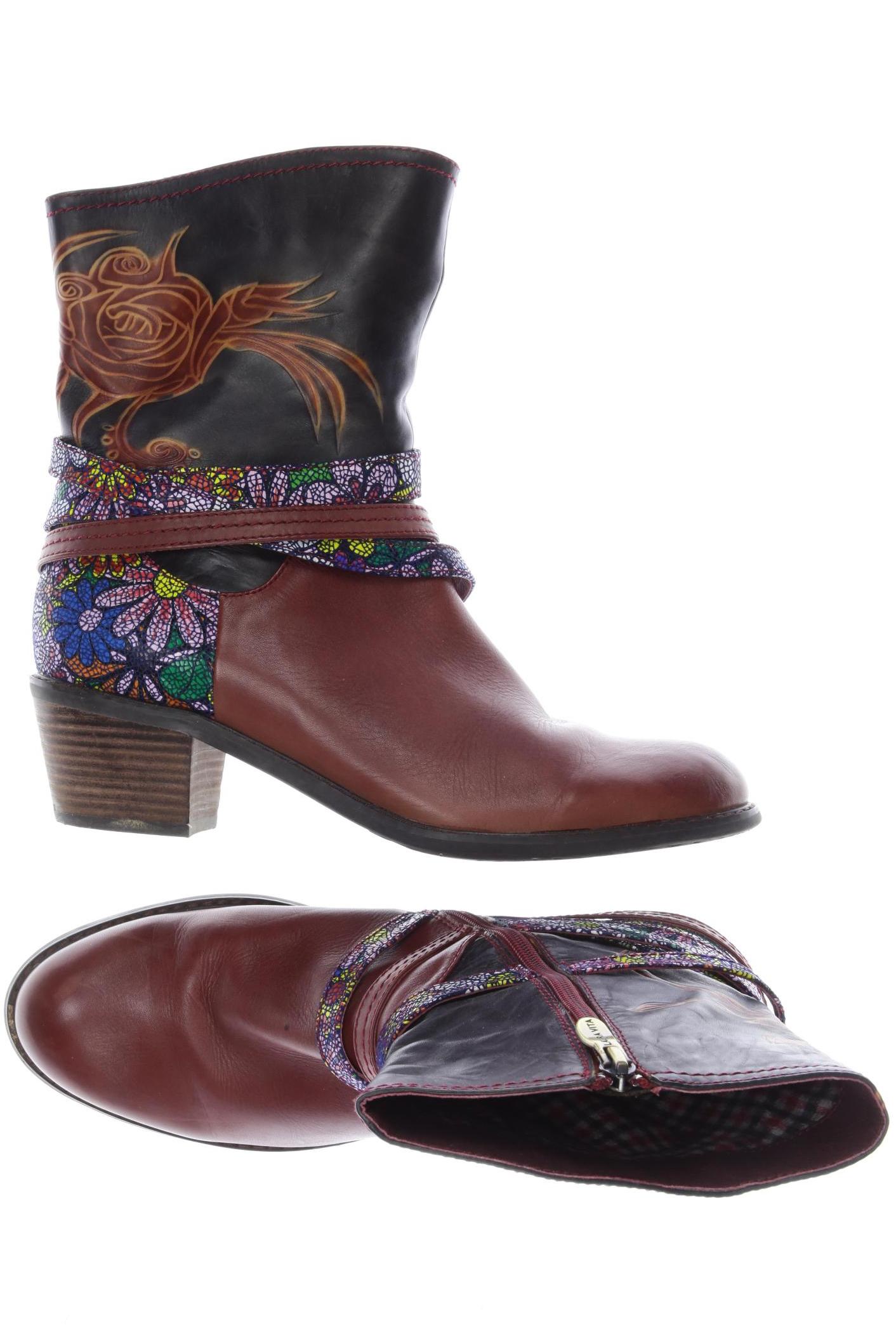 

Laura Vita Damen Stiefelette, bordeaux, Gr. 41