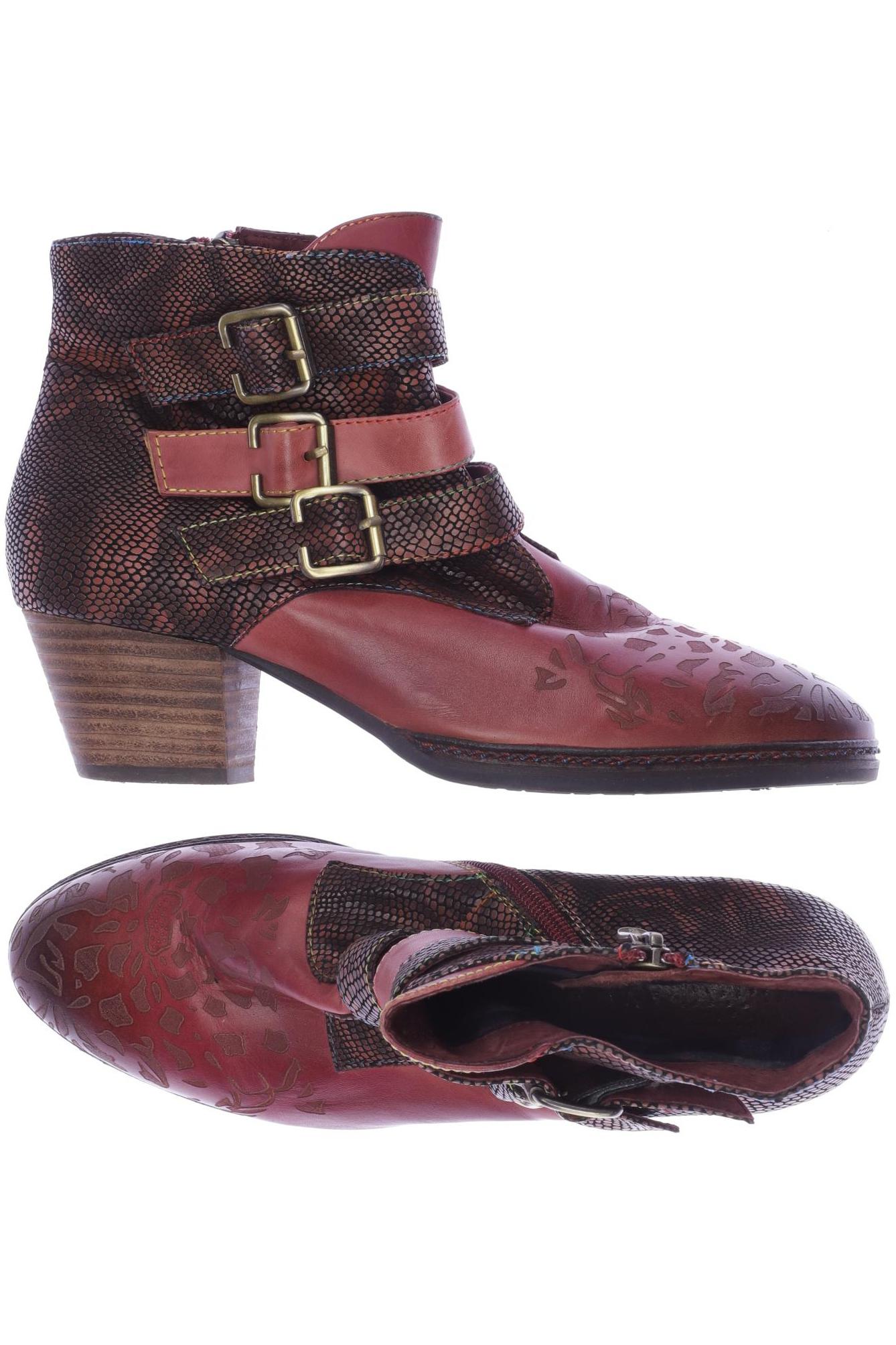 

Laura Vita Damen Stiefelette, bordeaux, Gr. 39