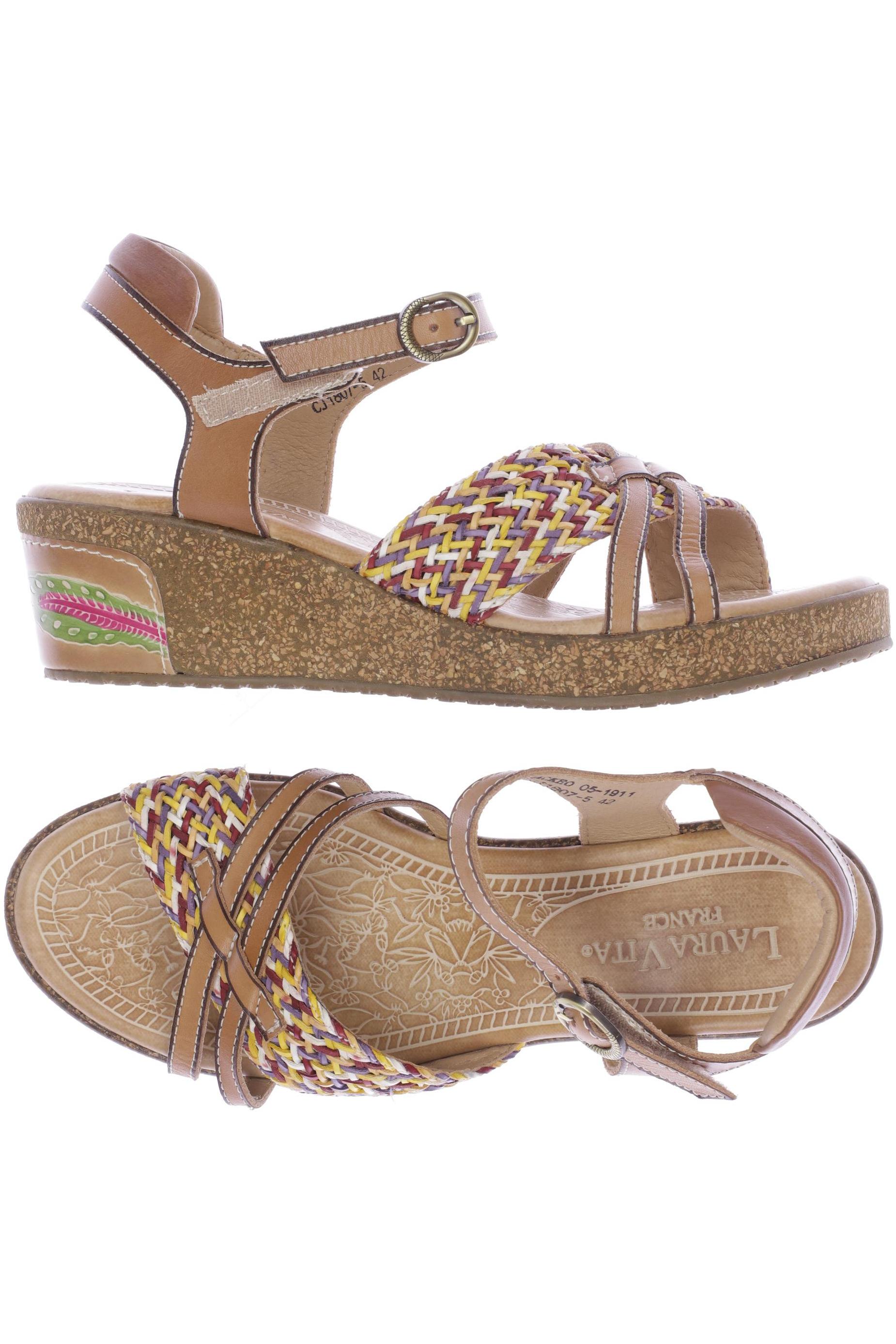 

Laura Vita Damen Sandale, braun, Gr. 42