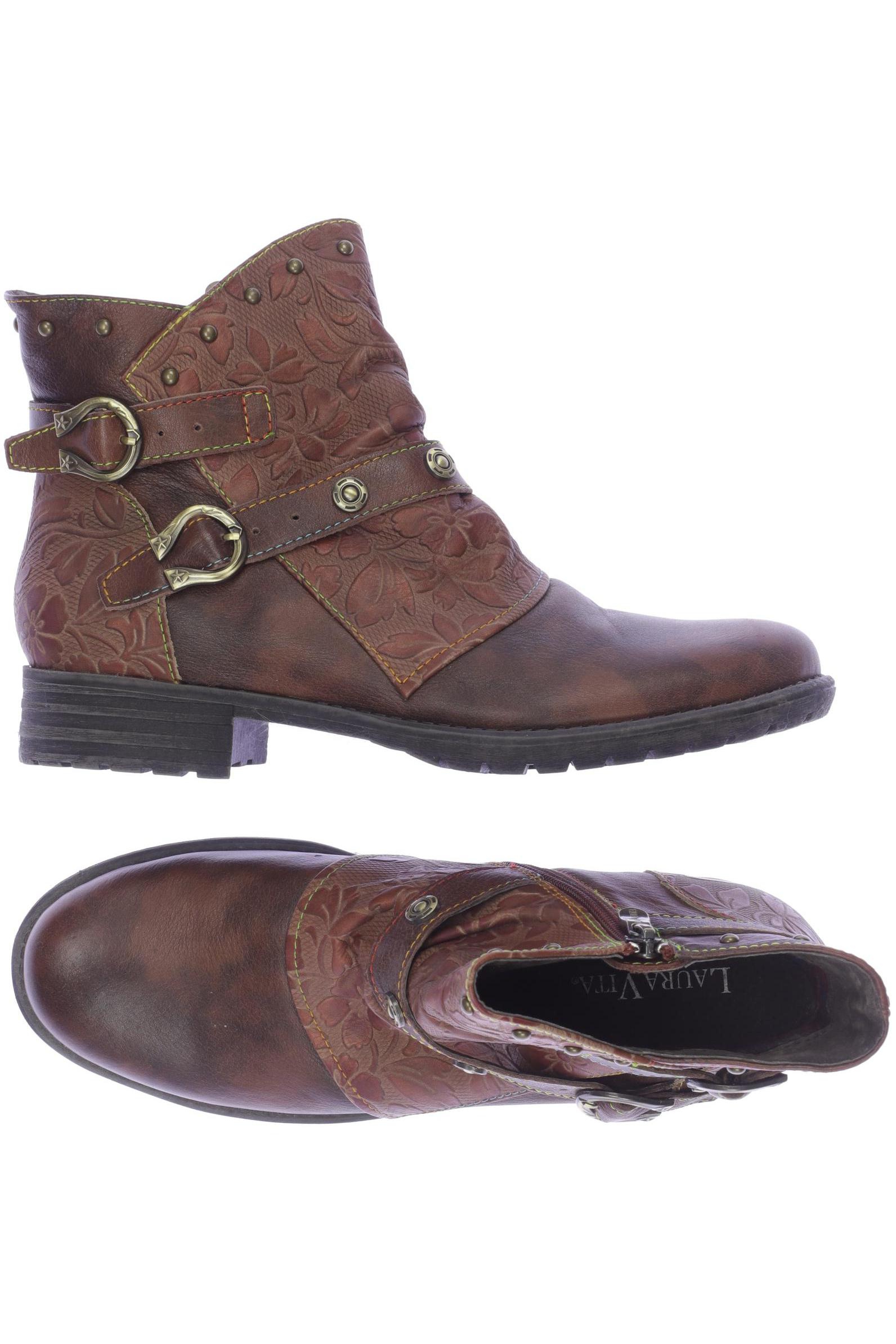 

Laura Vita Damen Stiefelette, braun, Gr. 40