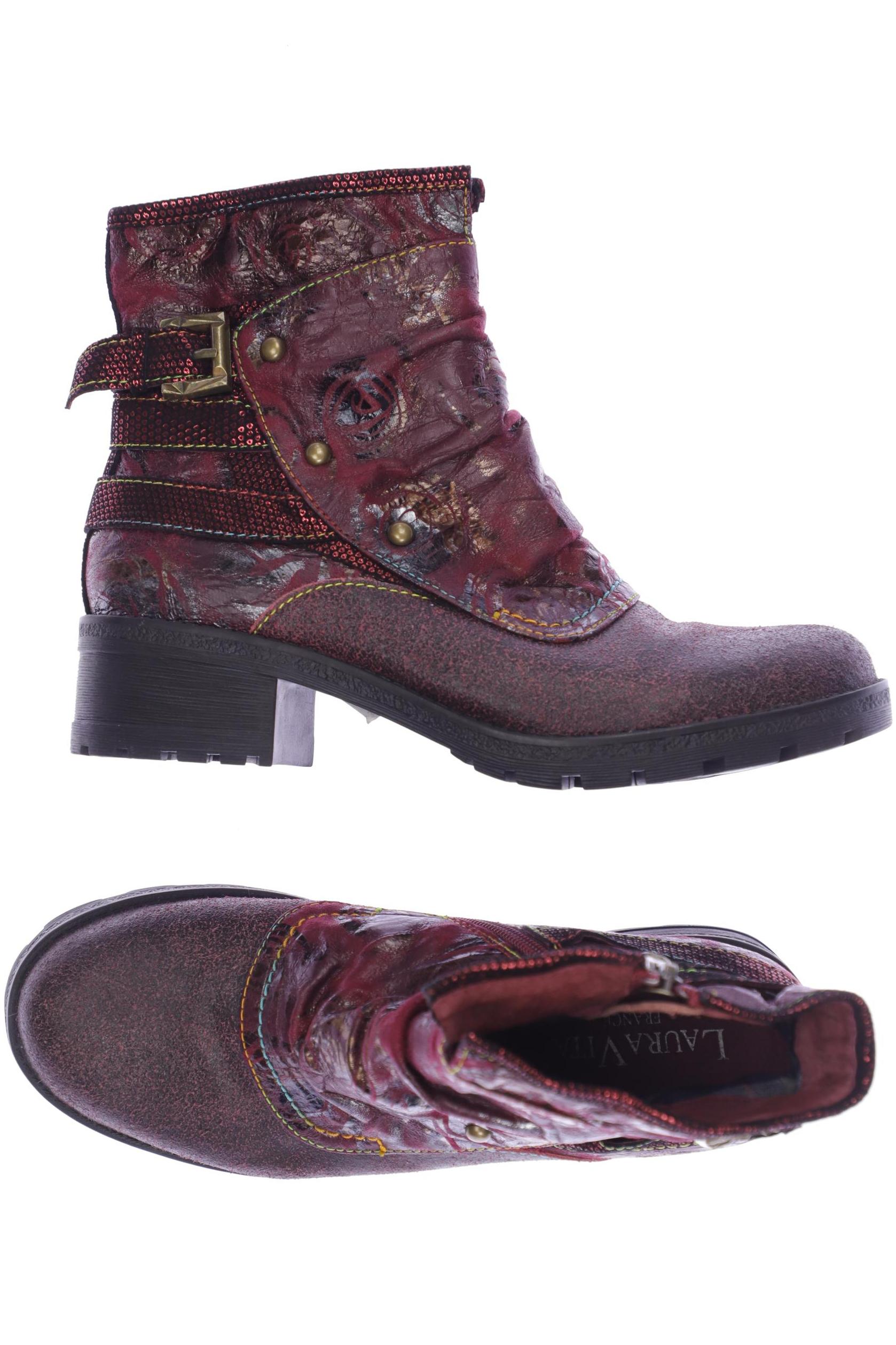 

Laura Vita Damen Stiefelette, bordeaux, Gr. 37