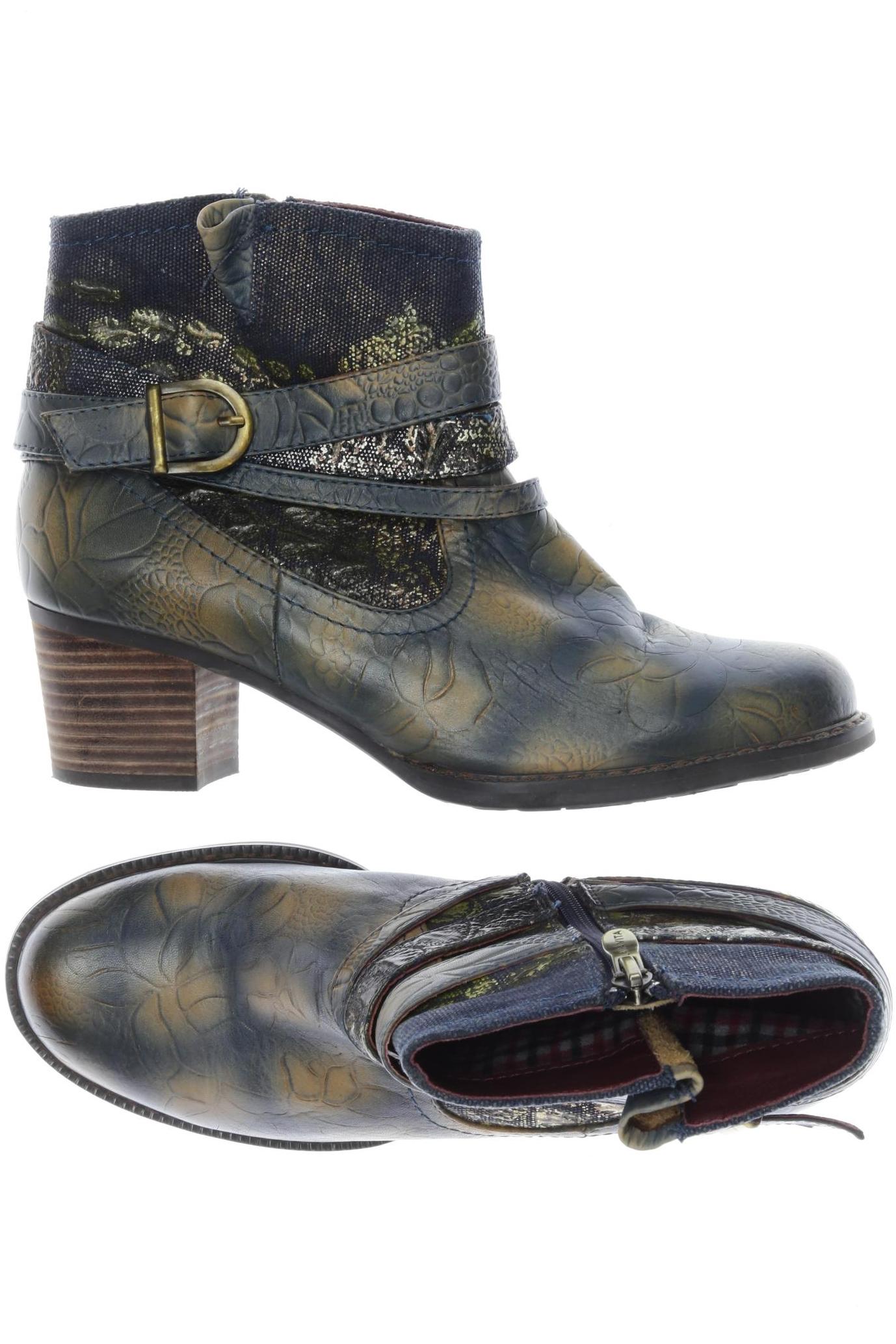 

Laura Vita Damen Stiefelette, blau, Gr. 39