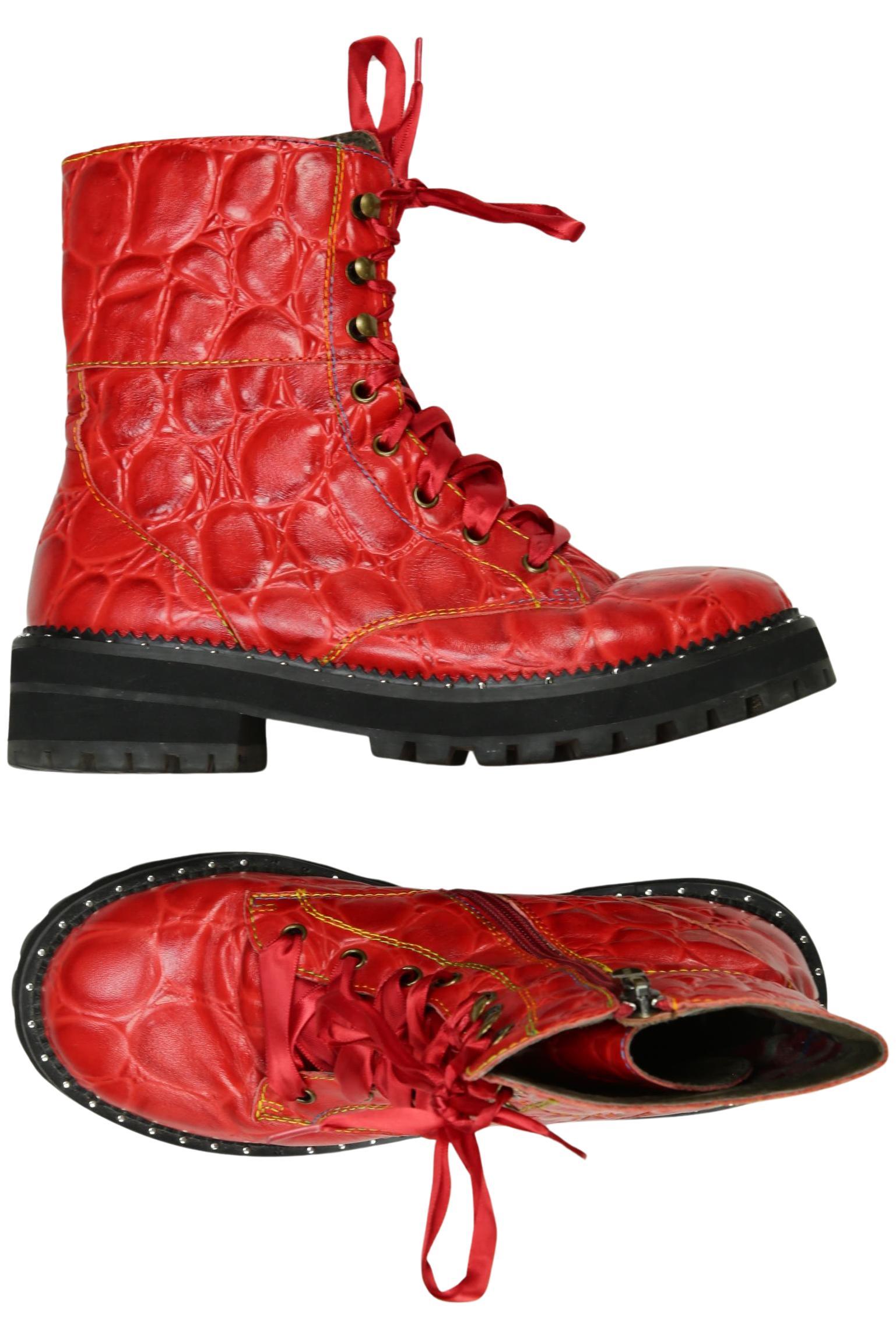 

Laura Vita Damen Stiefelette, rot, Gr. 38