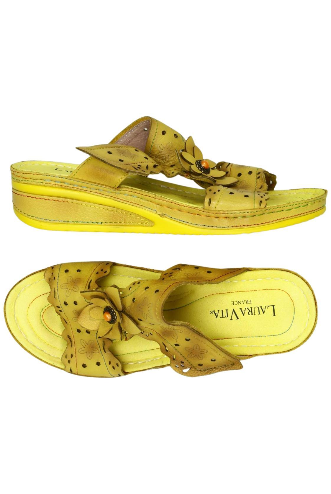 

Laura Vita Damen Sandale, gelb, Gr. 39