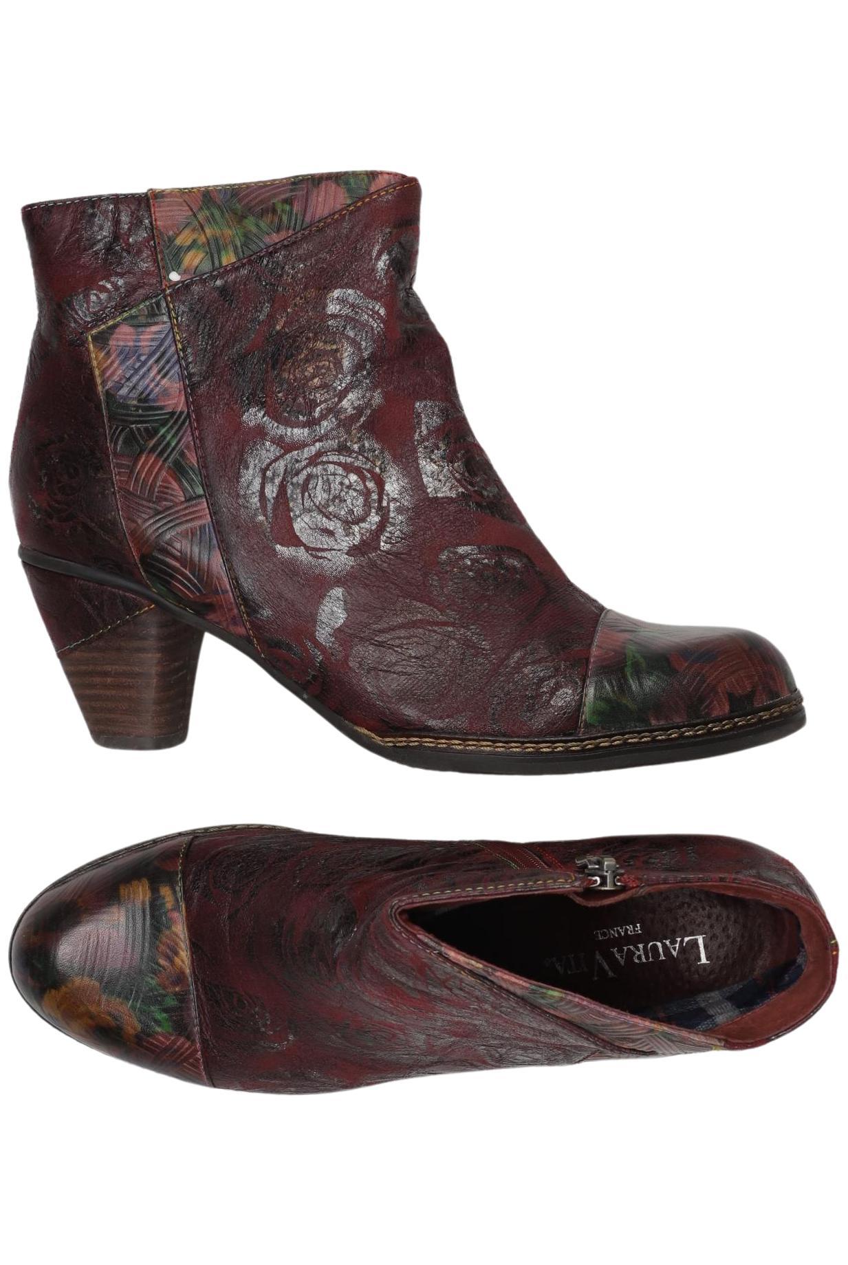 

Laura Vita Damen Stiefelette, bordeaux, Gr. 40